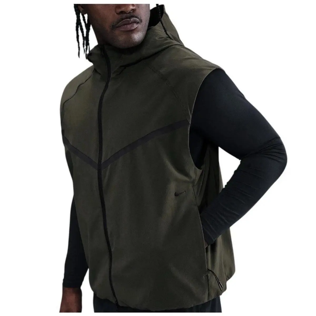 Nike clothing - Nike Tech - Tech - HV0982-355 - Sequoia/Black (UPC: 198482124465) 2
