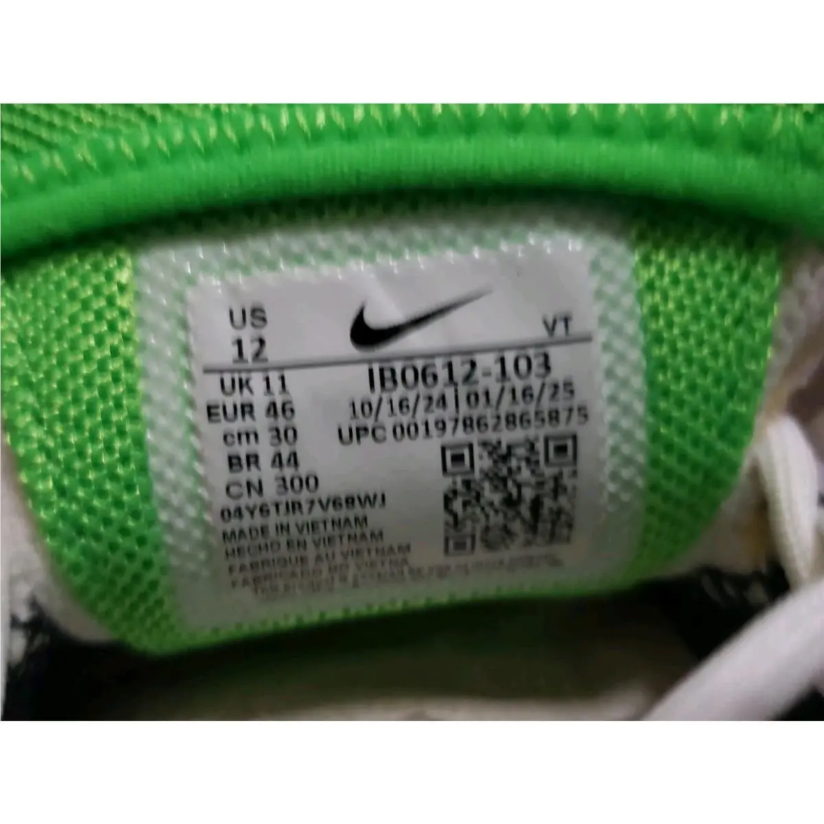 Nike shoes - Pegasus Wave - Pegasus Wave - 1B0612-103 - White, Green, Gray, Black (UPC: 197862865875) 18