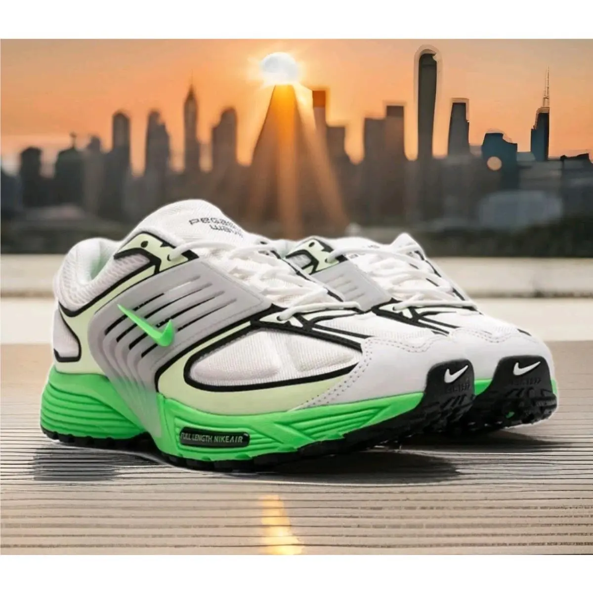 Nike shoes - Pegasus Wave - Pegasus Wave - 1B0612-103 - White, Green, Gray, Black (UPC: 197862865875) 3