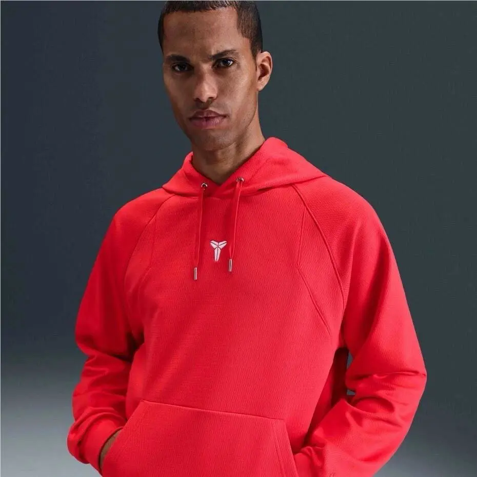 Nike Kobe Therma-fit Size Xl-tall Light Crimson Pullover Hoodie Sweatshirt