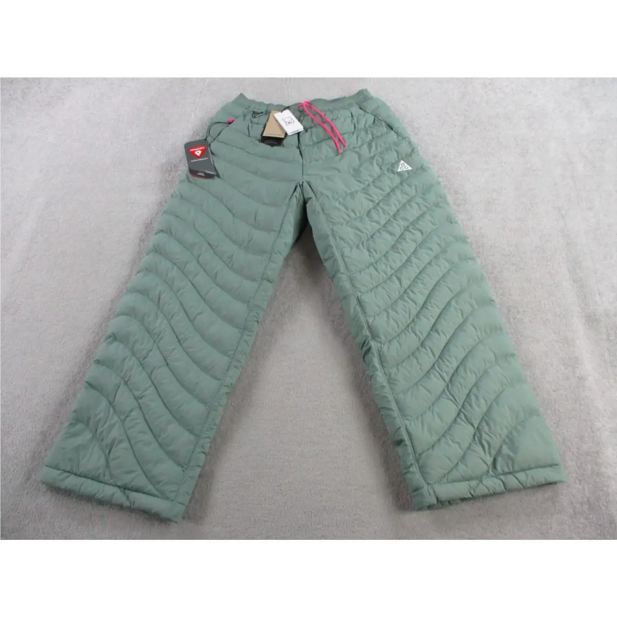 Nike Acg Pants Mens Small Green Lava Flow Insulated Therma Fit Trousers HV4461