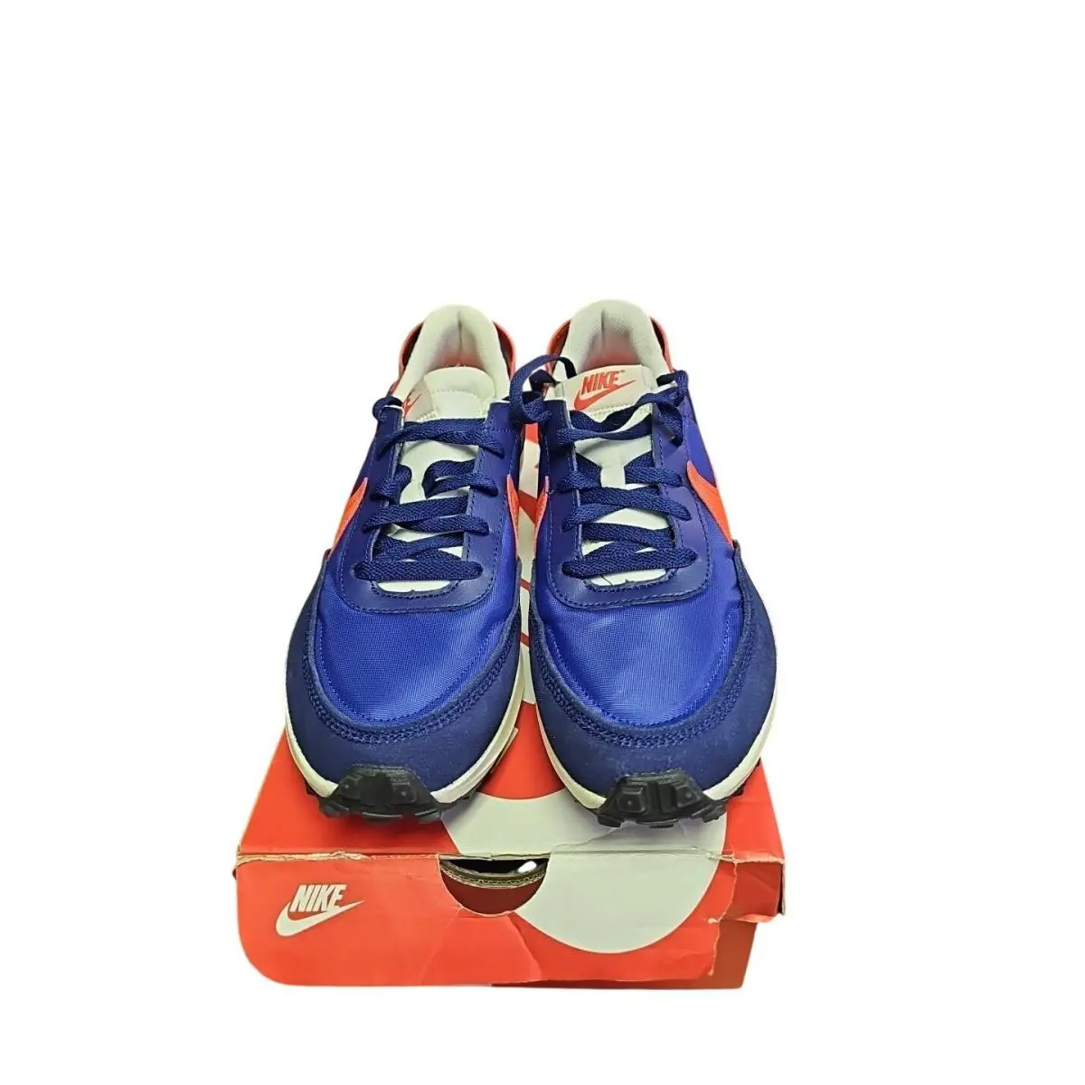 Nike Waffle Debut Sanddrift Blue Red Casual Women`s Shoe Size 11