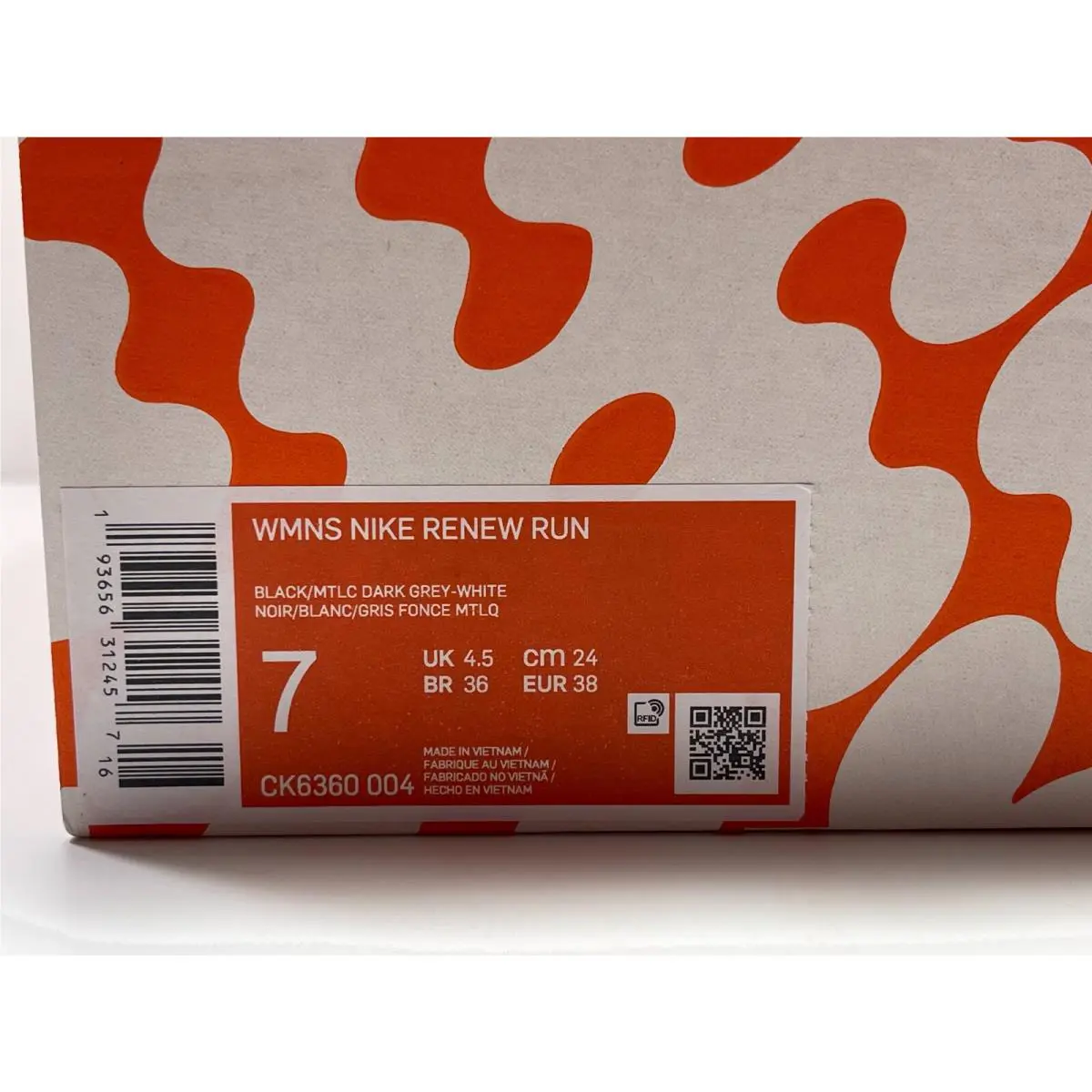 Nike shoes - Nike Renew Run - Renew Run - CK6360-004 - Black MTLC DARK GREY WHITE (UPC: 193656312457) 8