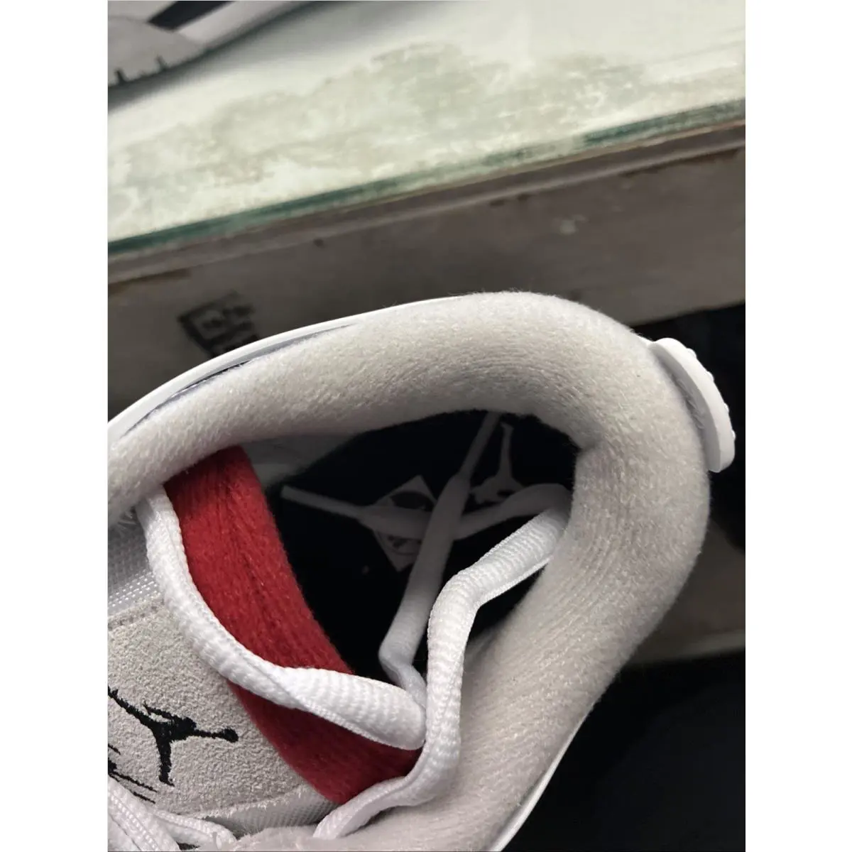 Nike shoes - Air Jordan 4 - Air - White, Manufacturer: White/Black/Neutral Grey/Varsity Red (UPC: 197862986495) 10