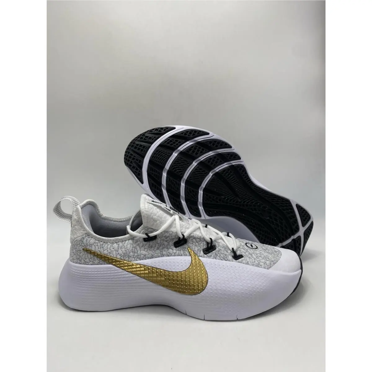 Nike Lebron TR 1 Wolf Grey Metallic Gold White FJ6151 006 Men`s Size 7