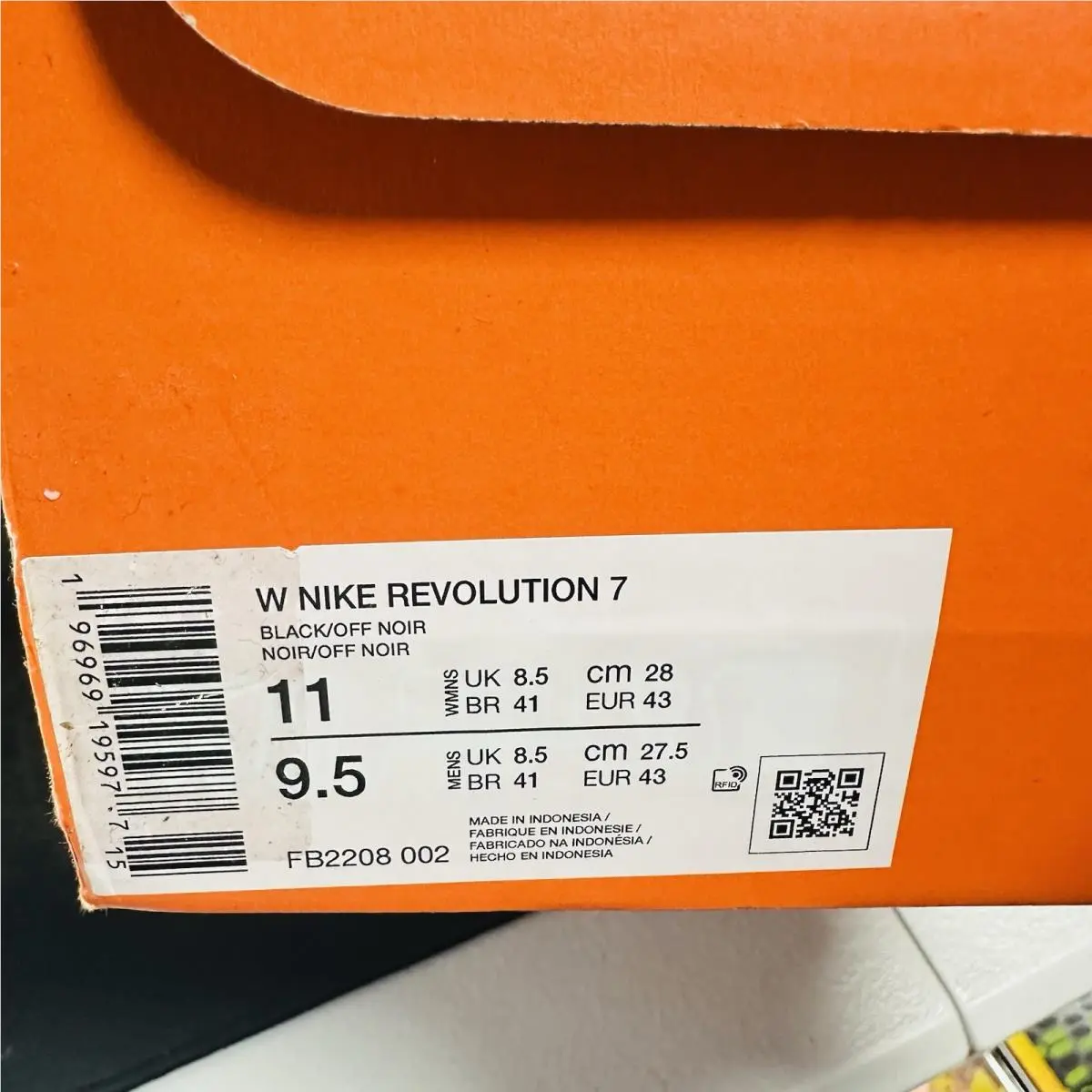 Nike shoes - Nike Revolution 7 - Revolution - FB2208-002 - Black (UPC: 00196969195977) 5