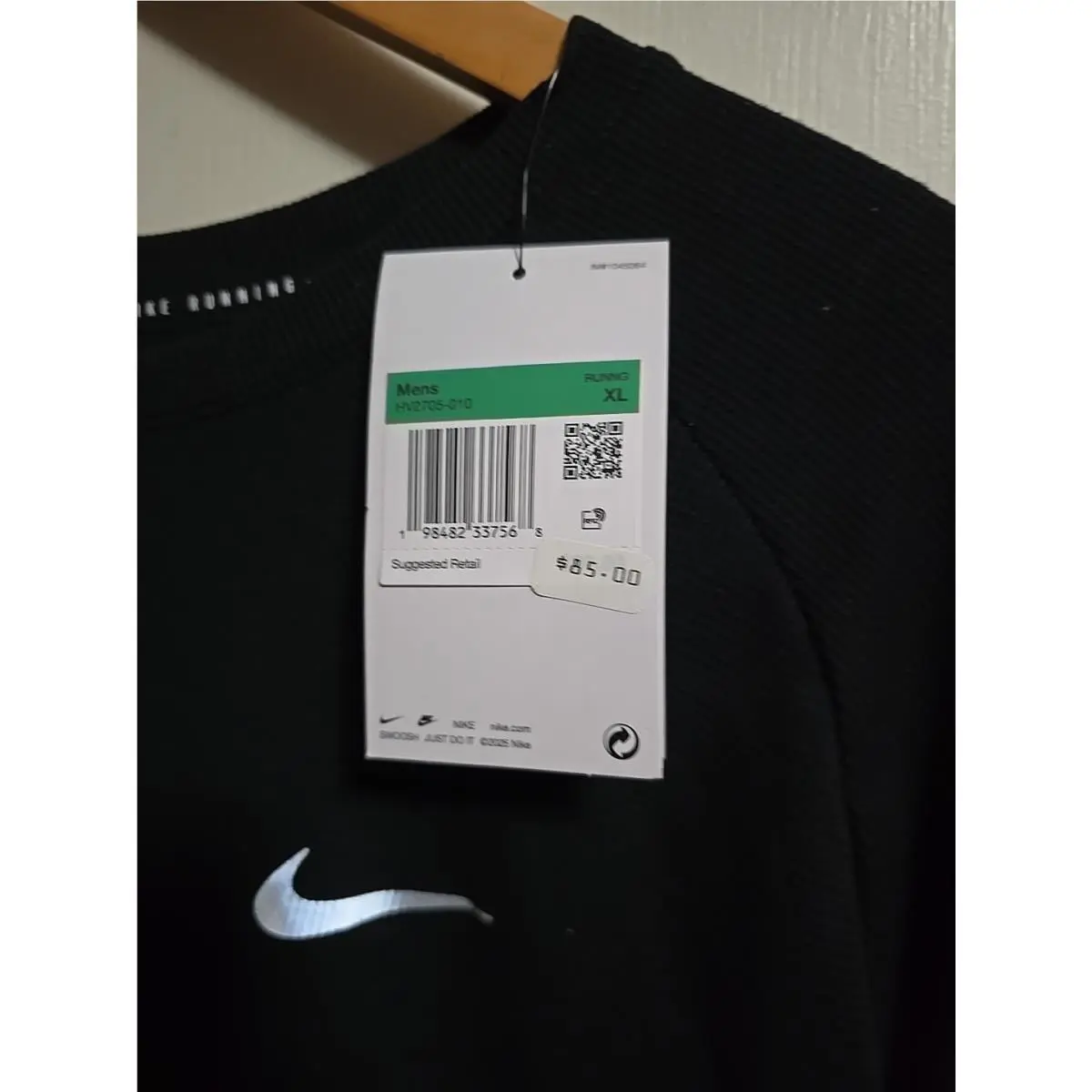 Nike clothing - Nike Dri-Fit Park 8 Jersey Long Sleeve Tee - Black (UPC: 198482337568) 0