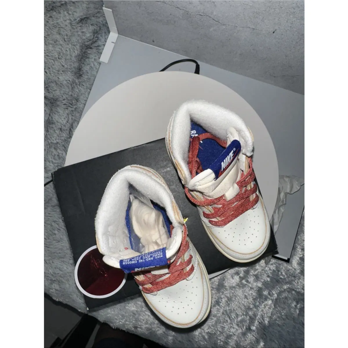 Nike shoes - Jordan 1 - FD2598 100 - Sail/Cinnabar-Light Bone 9