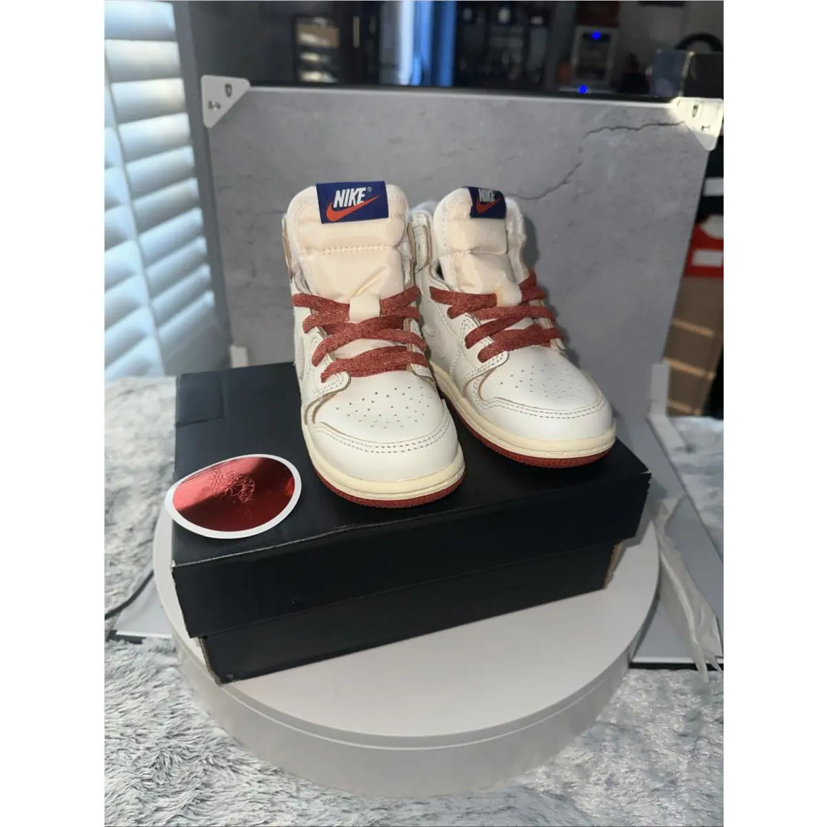 Nike shoes - Jordan 1 - FD2598 100 - Sail/Cinnabar-Light Bone 0