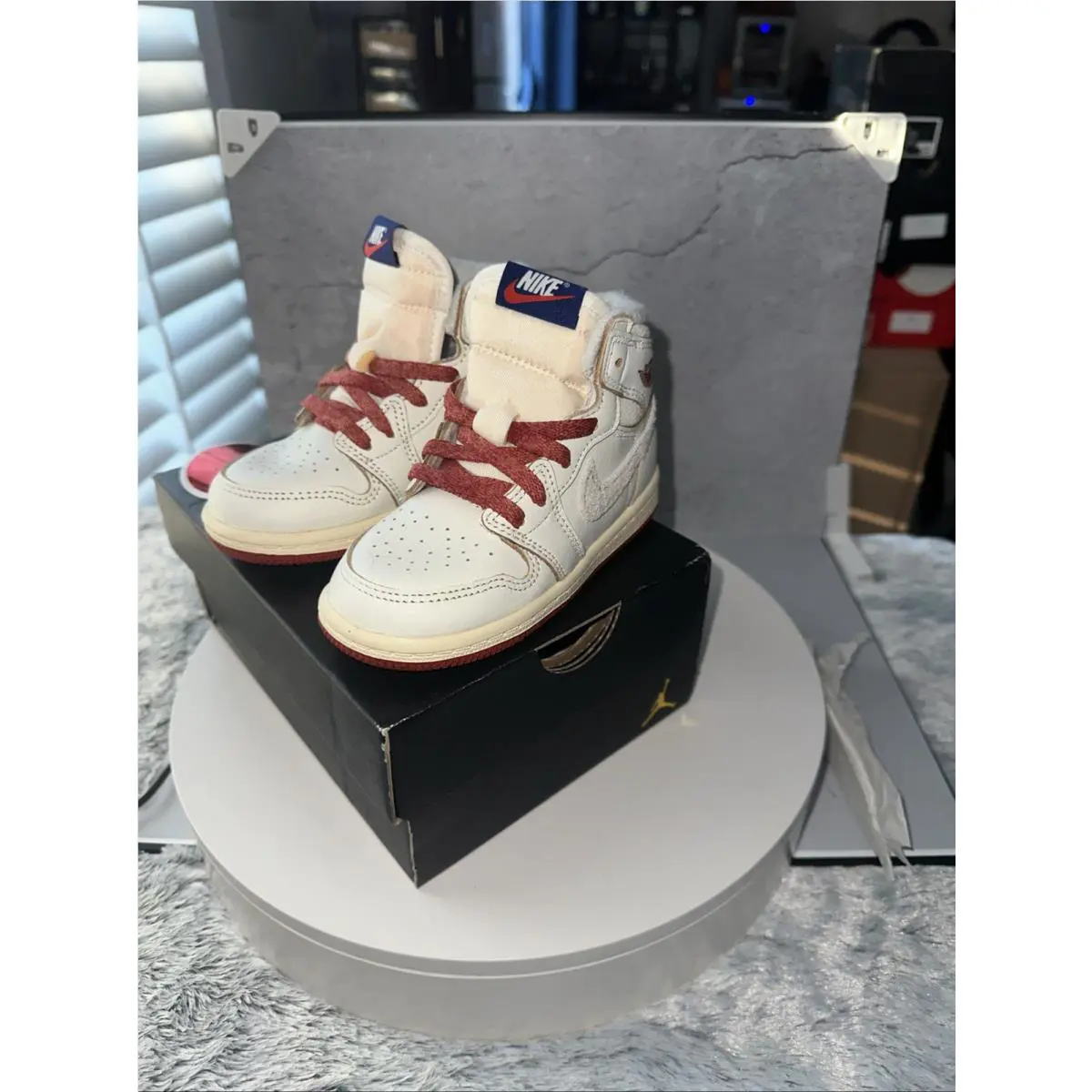 Nike shoes - Jordan 1 - FD2598 100 - Sail/Cinnabar-Light Bone 3