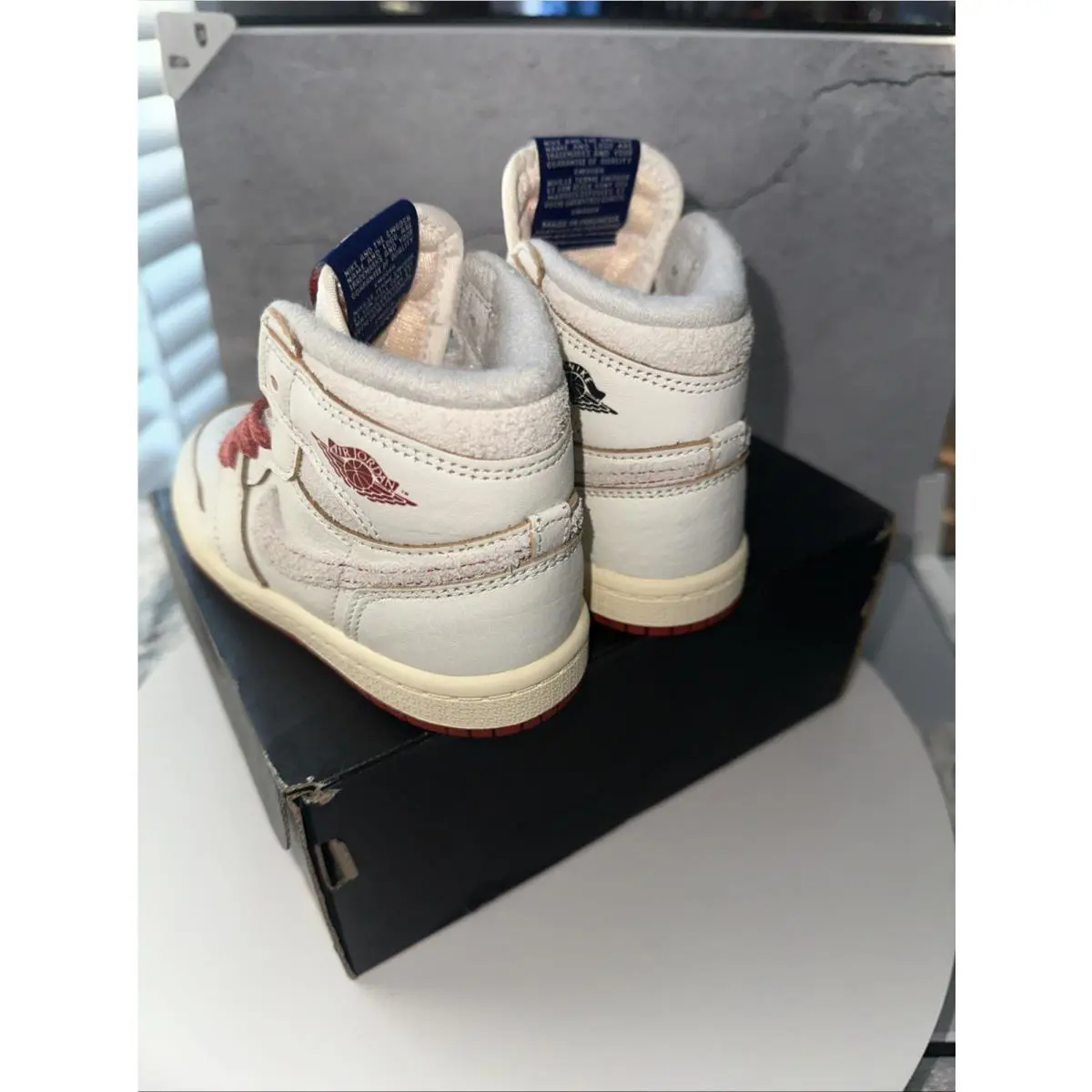 Nike shoes - Jordan 1 - FD2598 100 - Sail/Cinnabar-Light Bone 6