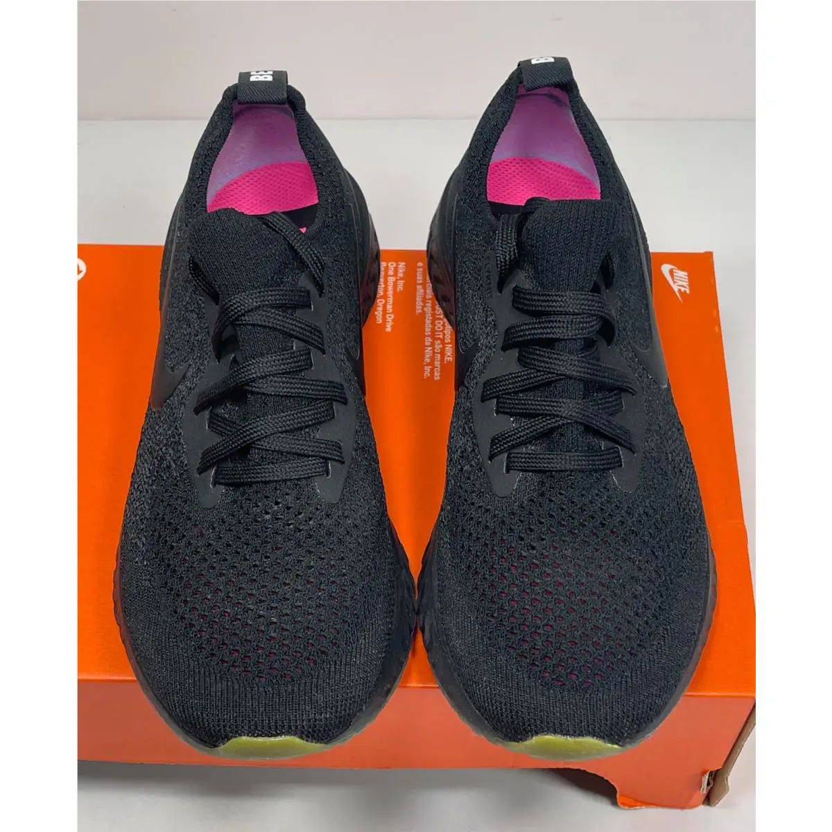 Nike shoes - Nike React - React - AR3772 001 - BLACK/PINK BLAST (UPC: 885179318459) 2