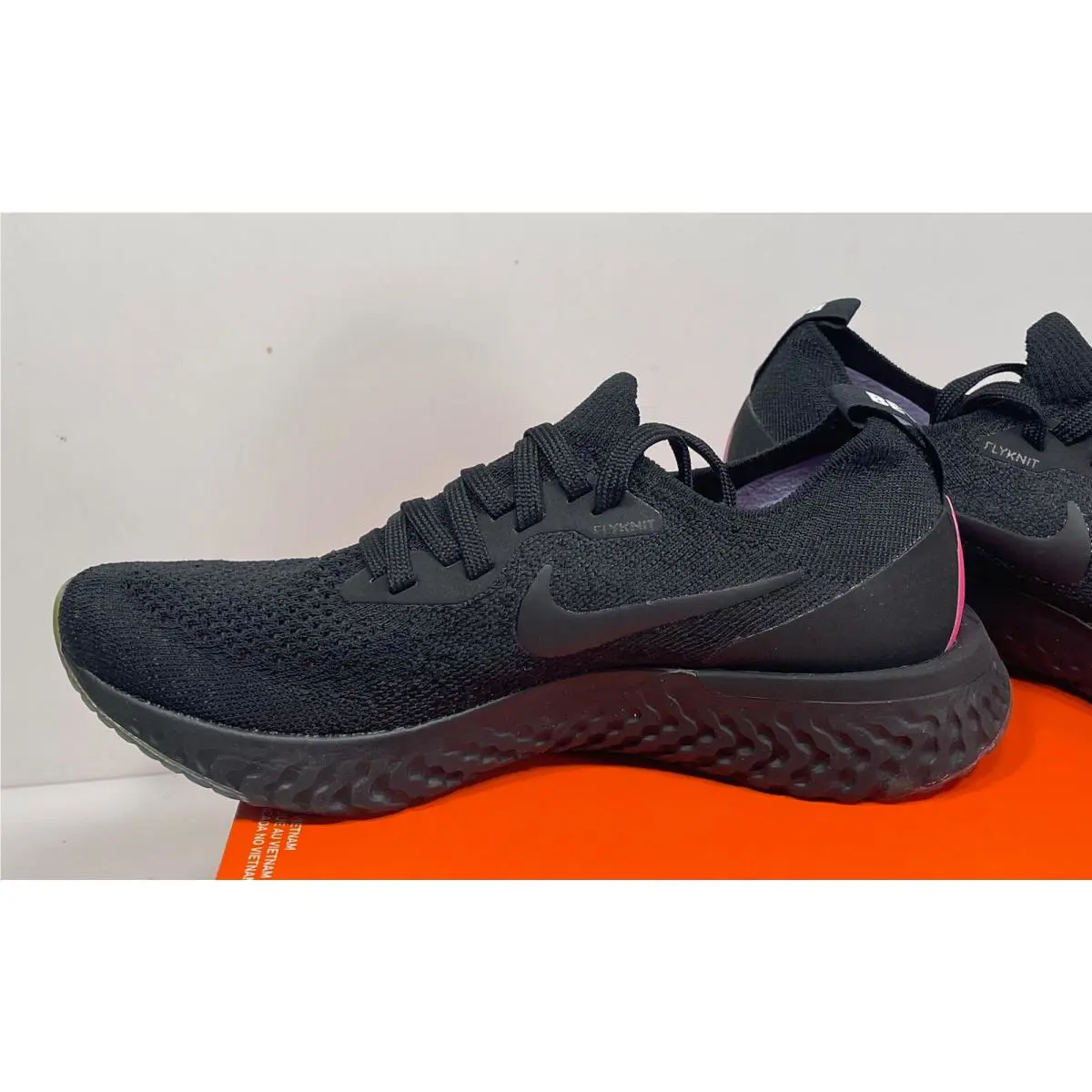 Nike shoes - Nike React - React - AR3772 001 - BLACK/PINK BLAST (UPC: 885179318459) 4