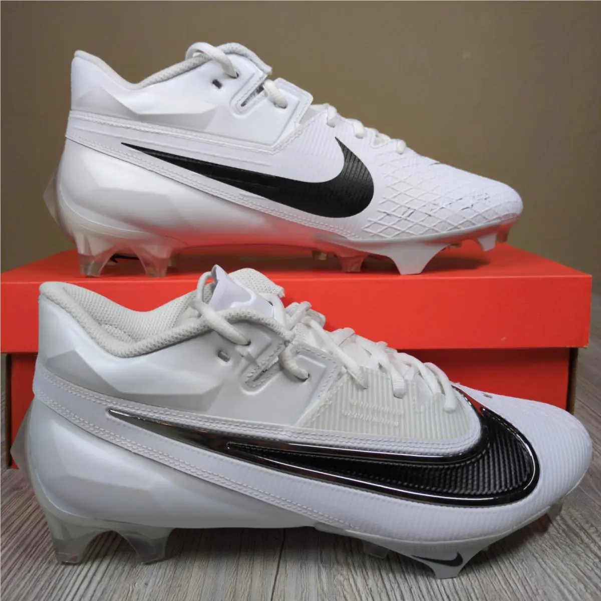 Nike Vapor Edge Elite 360 2 White/black Chrome Men Size 10 Wide FJ6125-100
