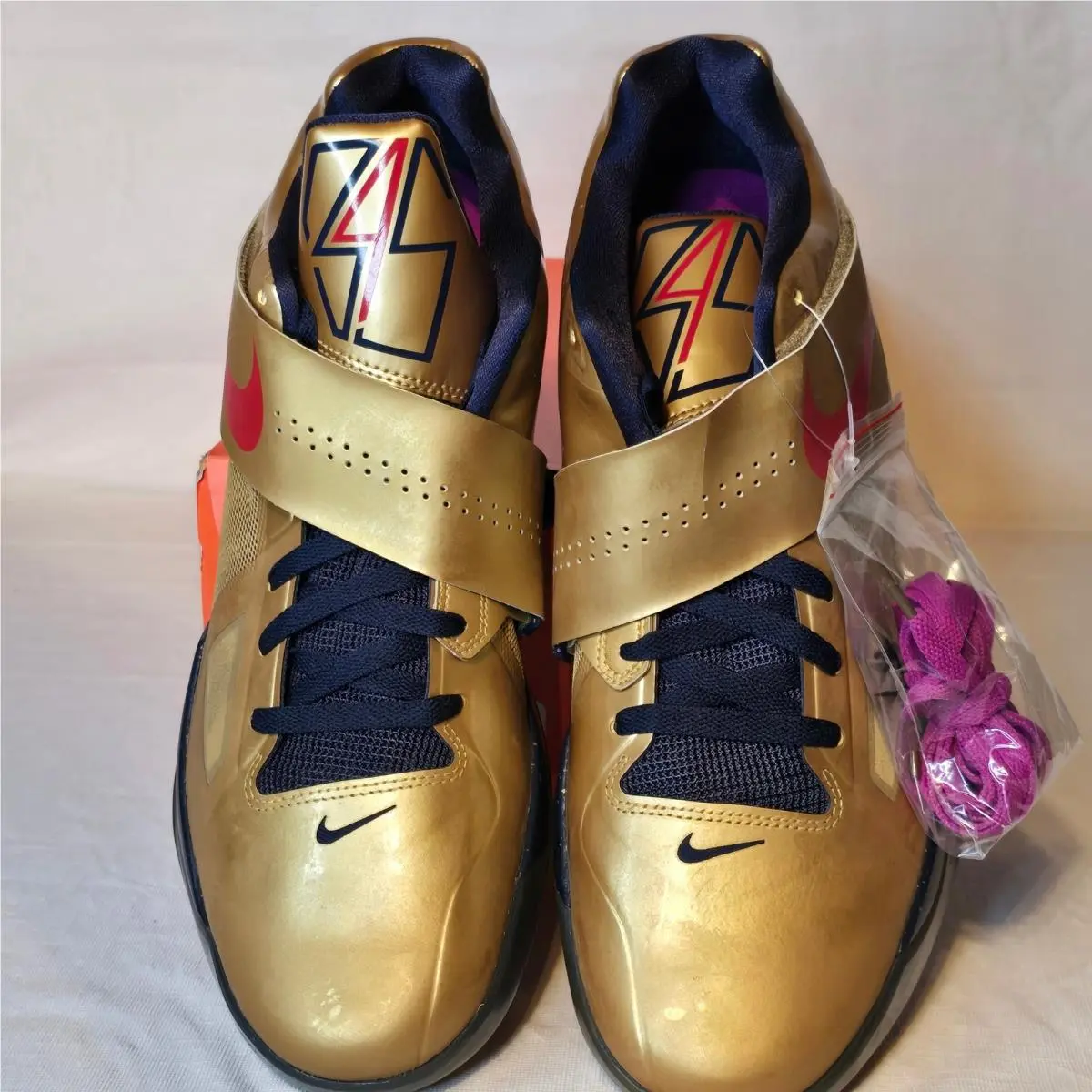 Nike shoes - Zoom KD IV - Zoom - 473679 702 - Gold 3