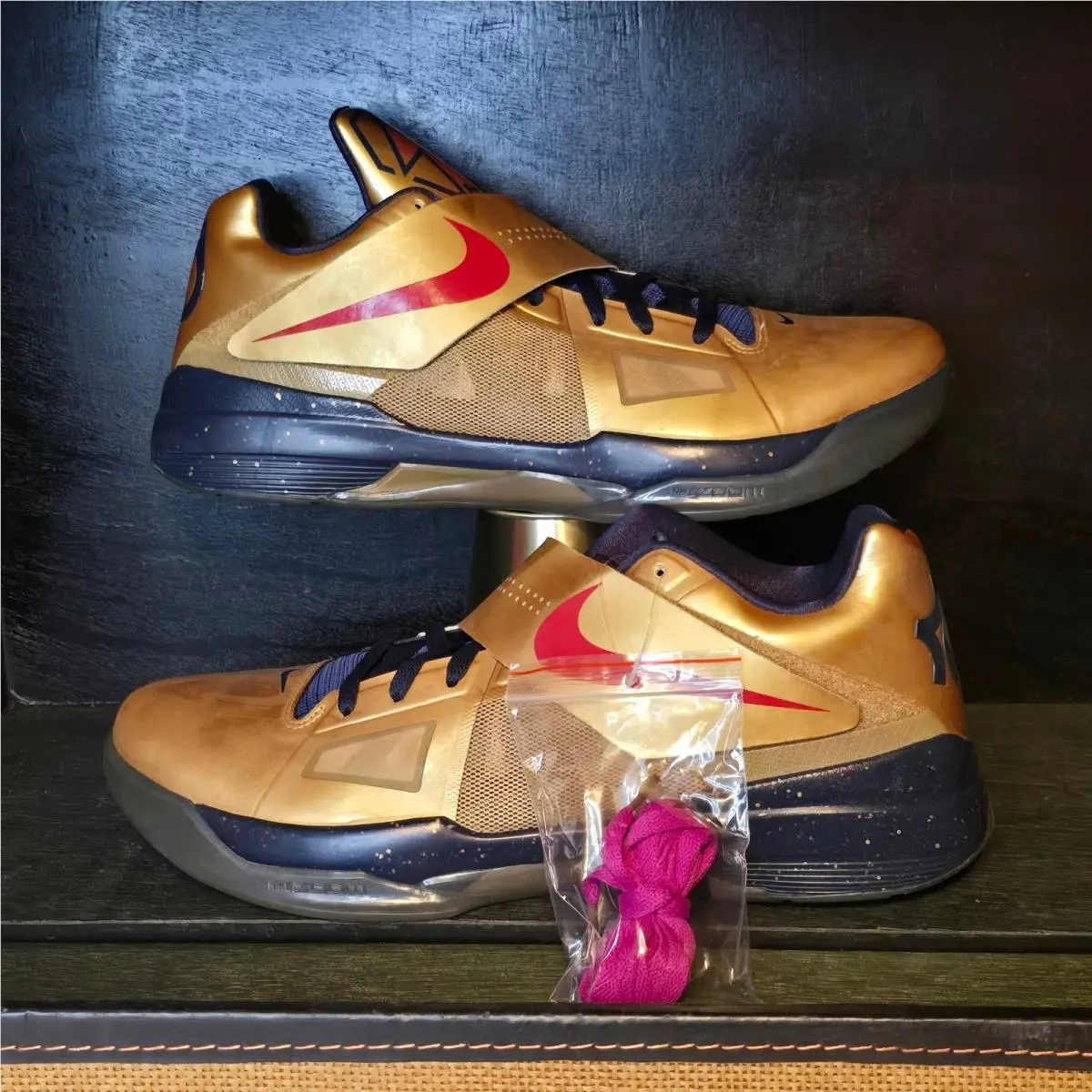Nike shoes - Zoom KD IV - Zoom - 473679 702 - Gold 0