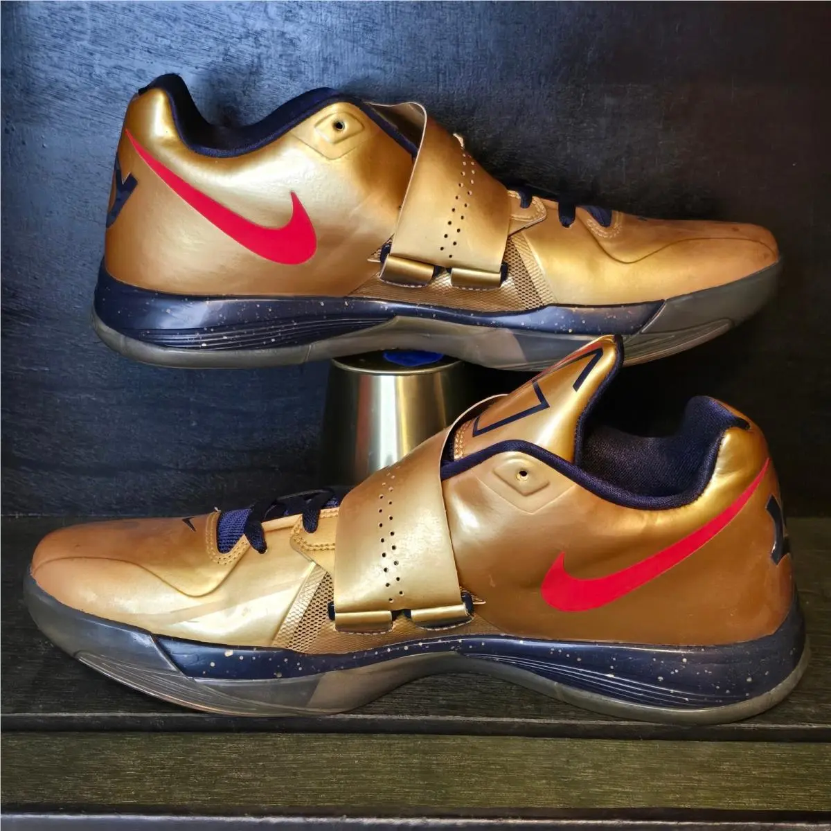 Nike shoes - Zoom KD IV - Zoom - 473679 702 - Gold 2