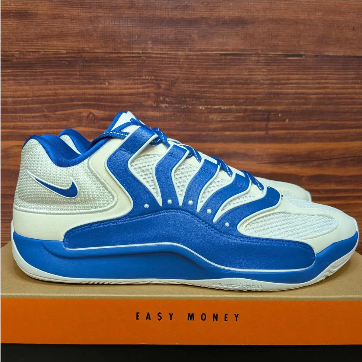 Nike KD18 TB Promo Men`s 13.5 Team Issued White Game Royal Shoes IH5096-104