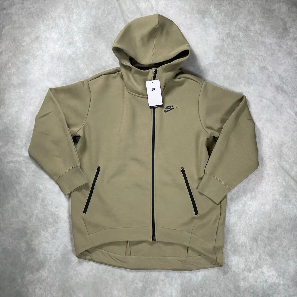 Nike Sportswear Women`s Tech Fleece Oversized Full-zip Hoodie Cape Small