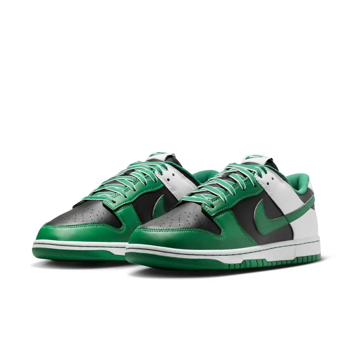 Mens Nike Dunk Low Retro IV2706-011 Black/clover-white Retro Casual New-size 8 - BLACK/CLOVER-WHITE