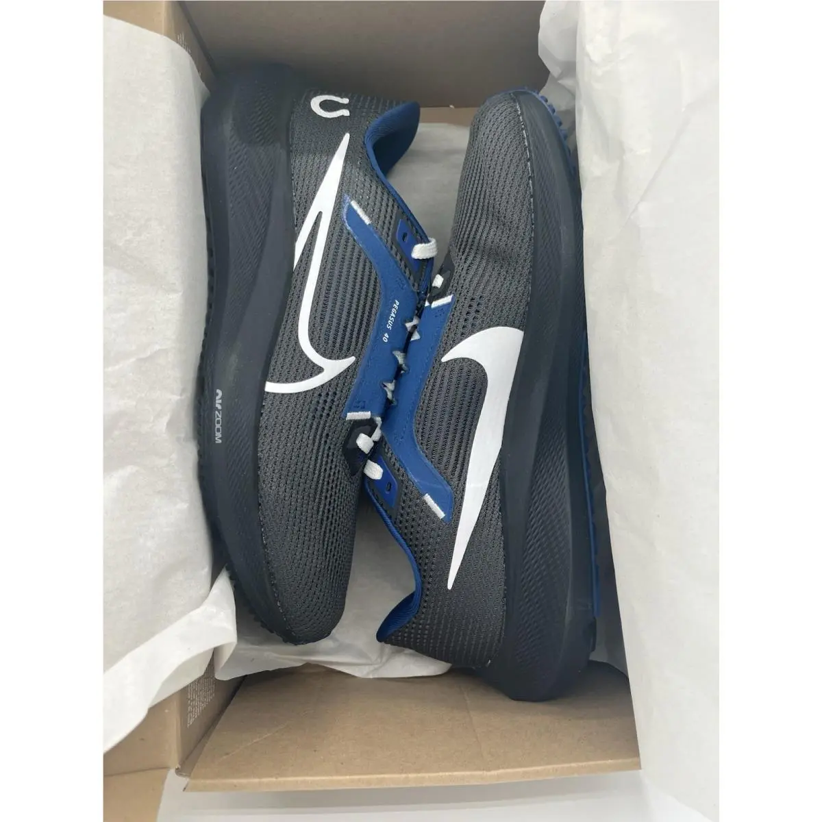 Nike Zoom Pegasus 40 Indianapolis Colts Running Shoes DZ5993-001 Men`s 8