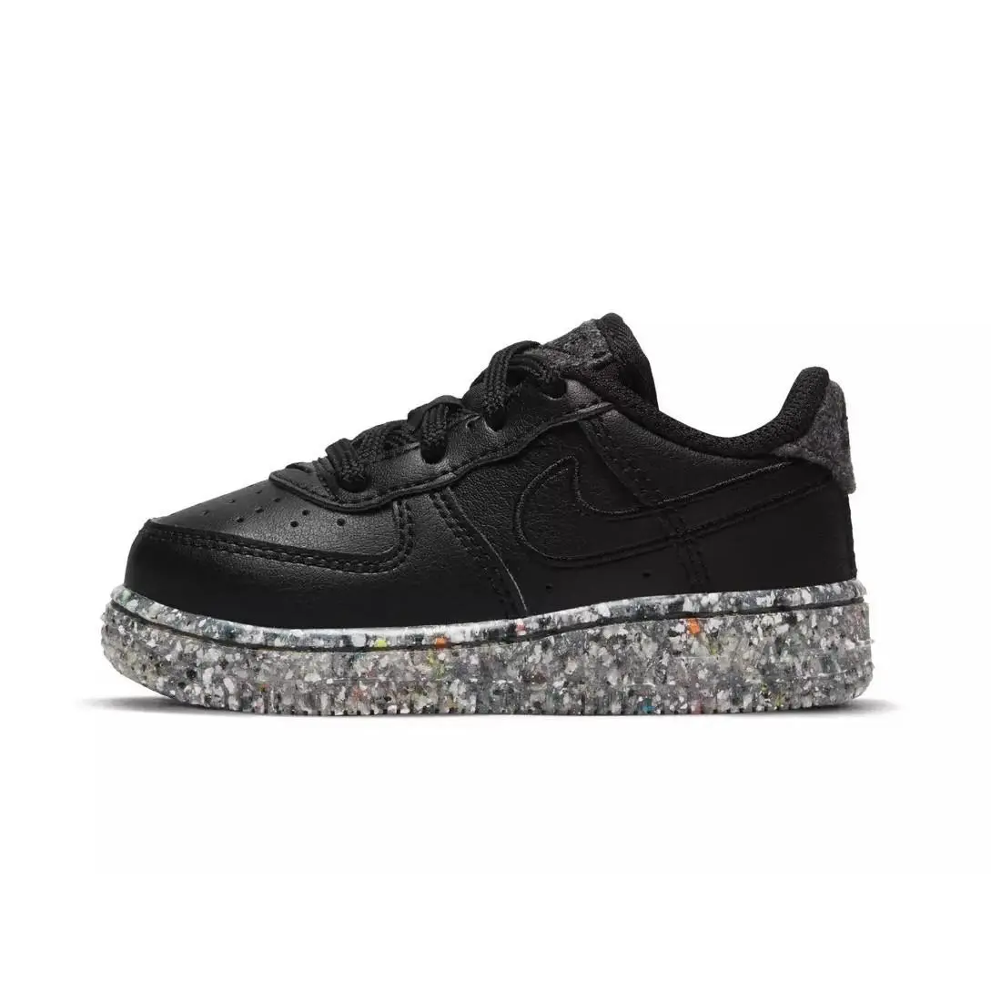 Toddler`s Nike Force 1 Ksa Black/black-metallic Silver DB4587 001 - 5