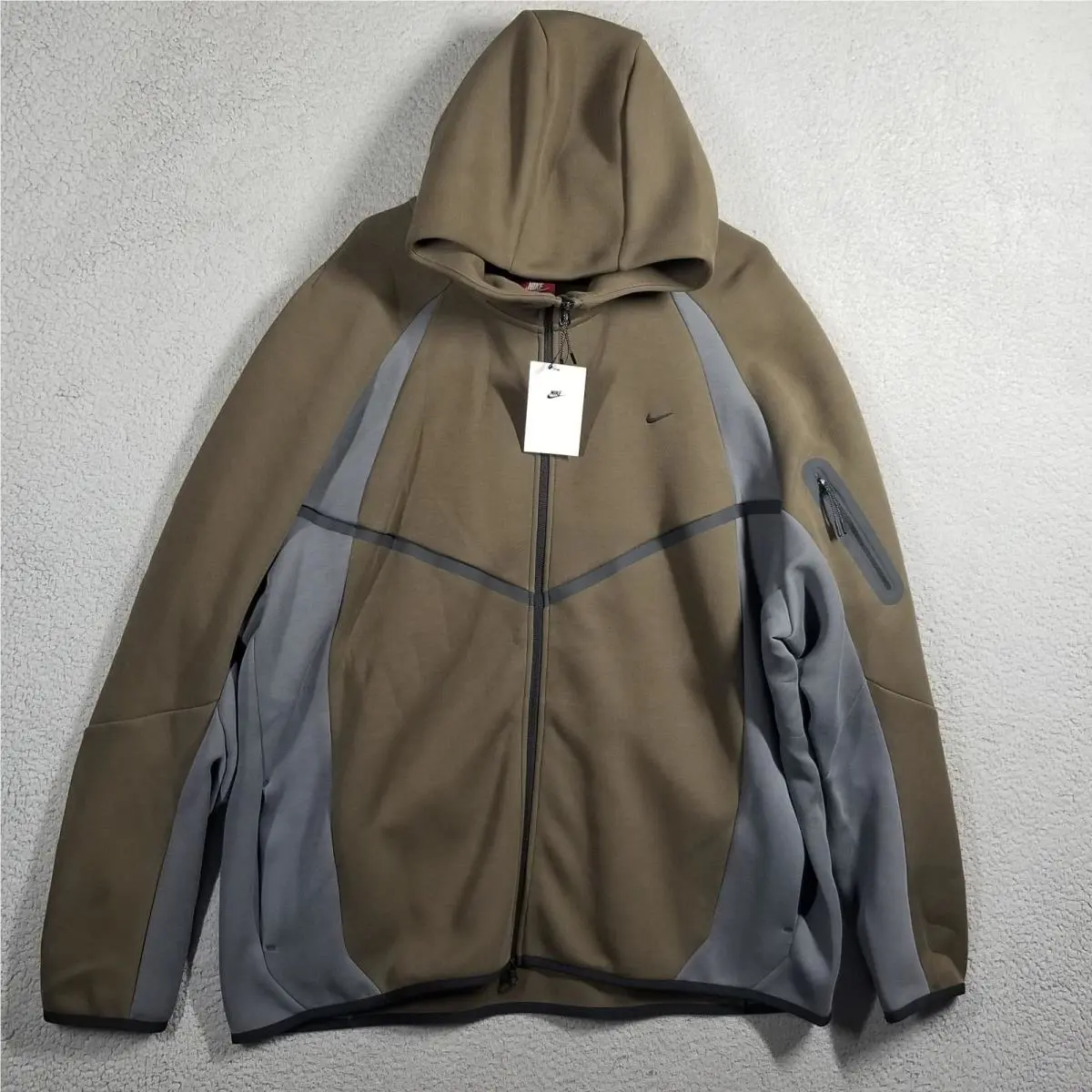 Nike Tech Color-block Full-zip Fleece Windrunner Jacket 3XL IF1325-212 Rare
