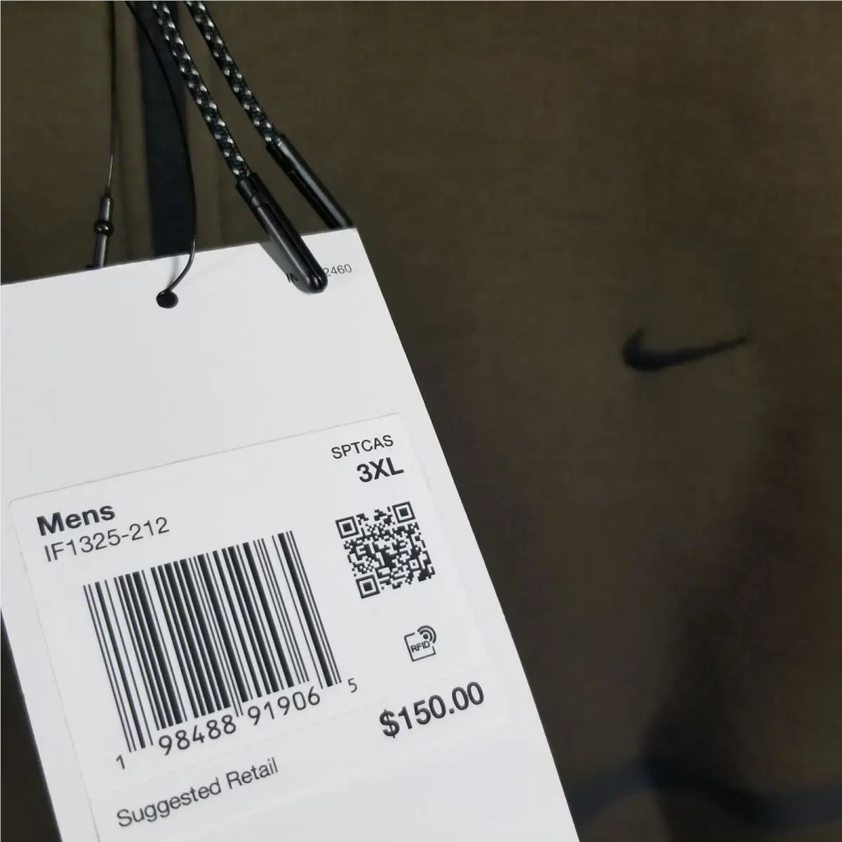 Nike clothing - IF1325-212 - IF1325-212 - Olive Brown (UPC: 198484427373) 2