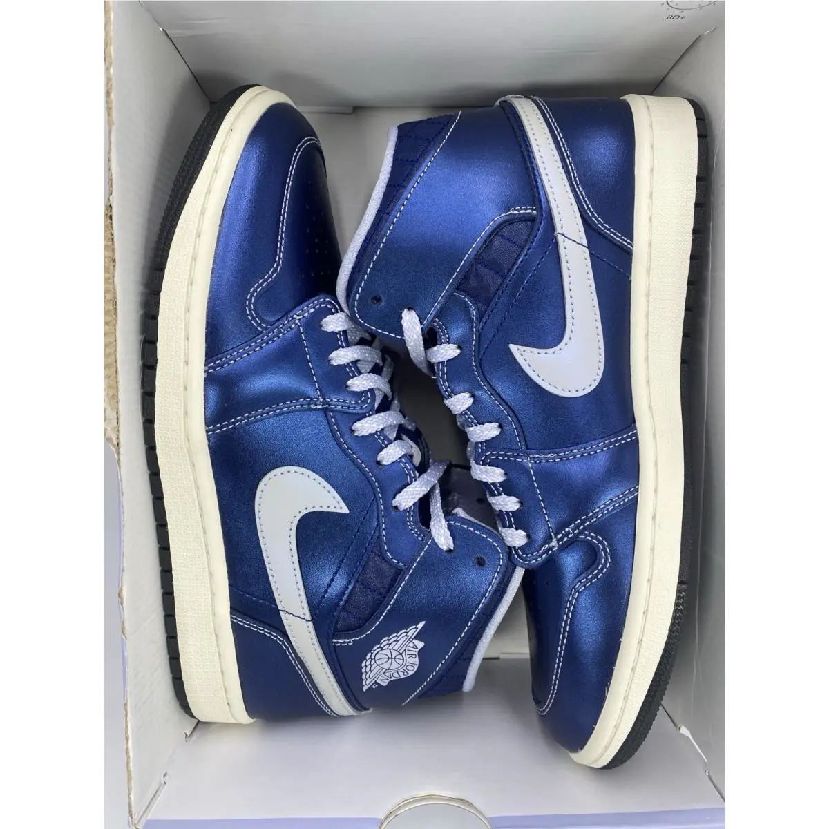 Nike shoes - Air Jordan 1 Mid SE - IM5128 001 - Black/Ghost-Coconut Milk (UPC: 198482673734) 7