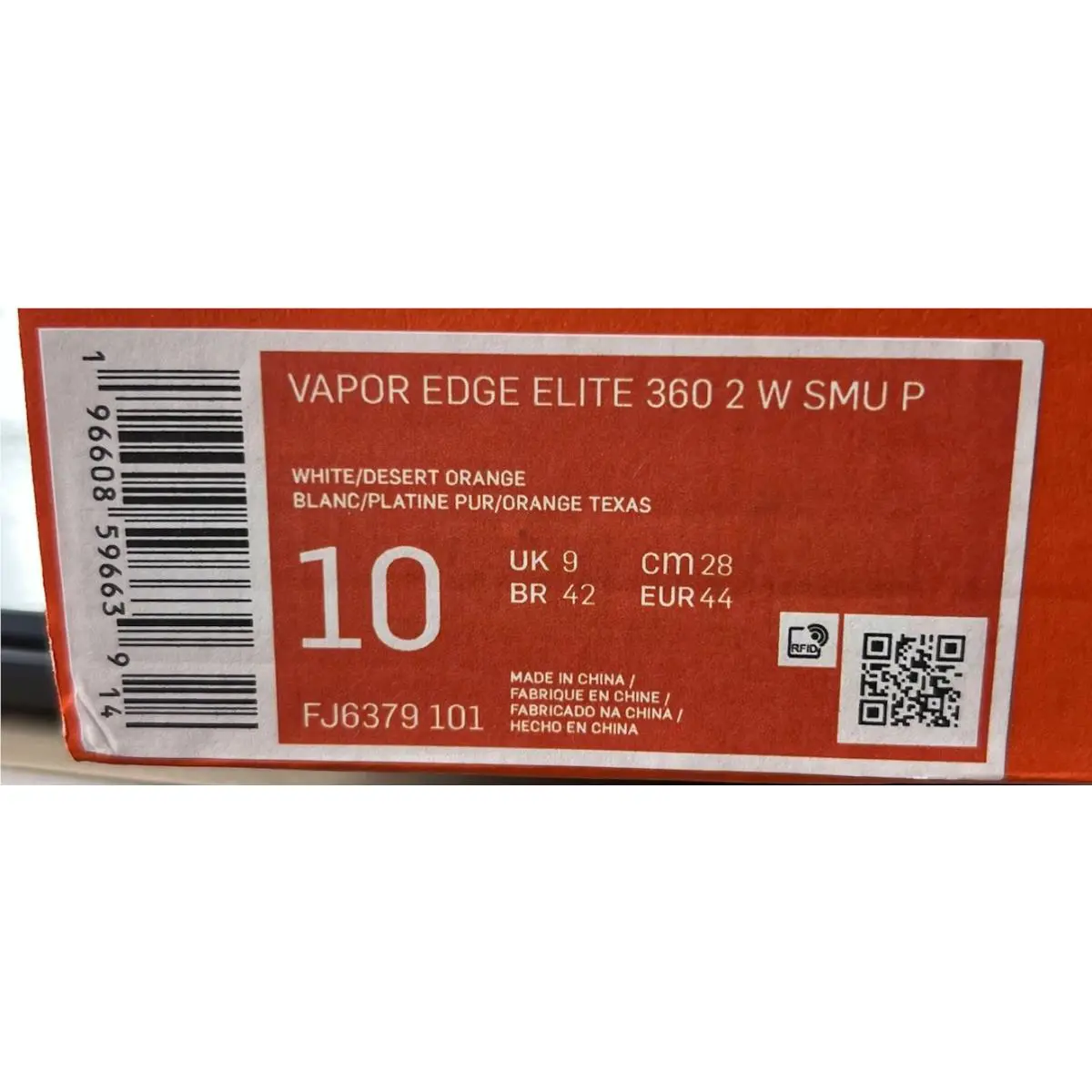 Nike shoes - Nike Vapor Edge Elite 360 2 - White 3