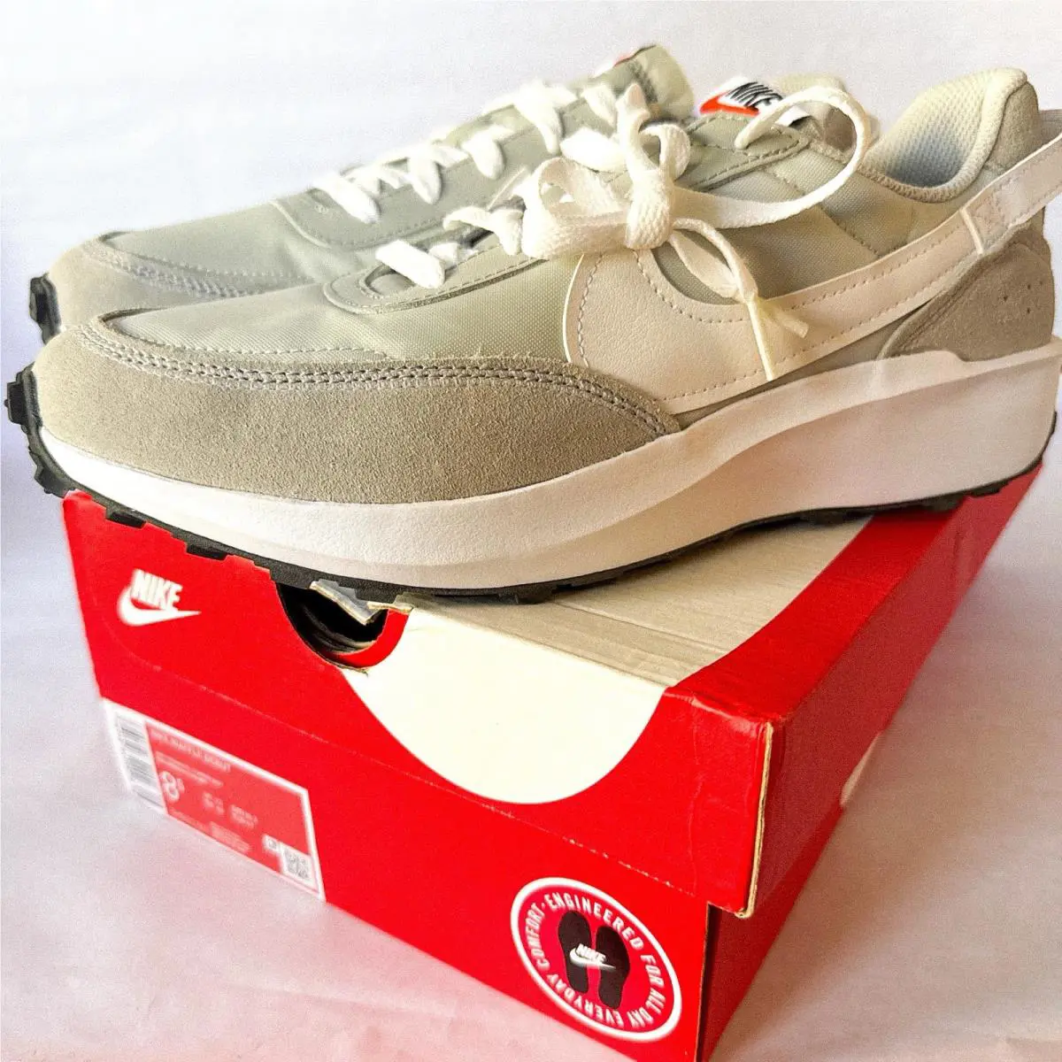 Nike Waffle Debut Men’s Sneakers Grey Fog/white/light Smoke Grey 8.5