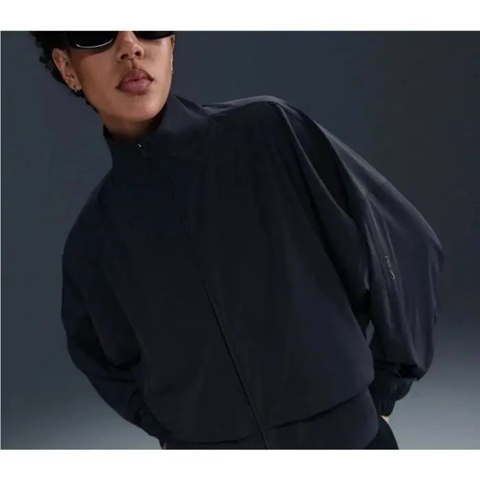 Nike Women`s 24.7 Perfectstretch Dri-fit Woven Jacket M Black Style HJ0963