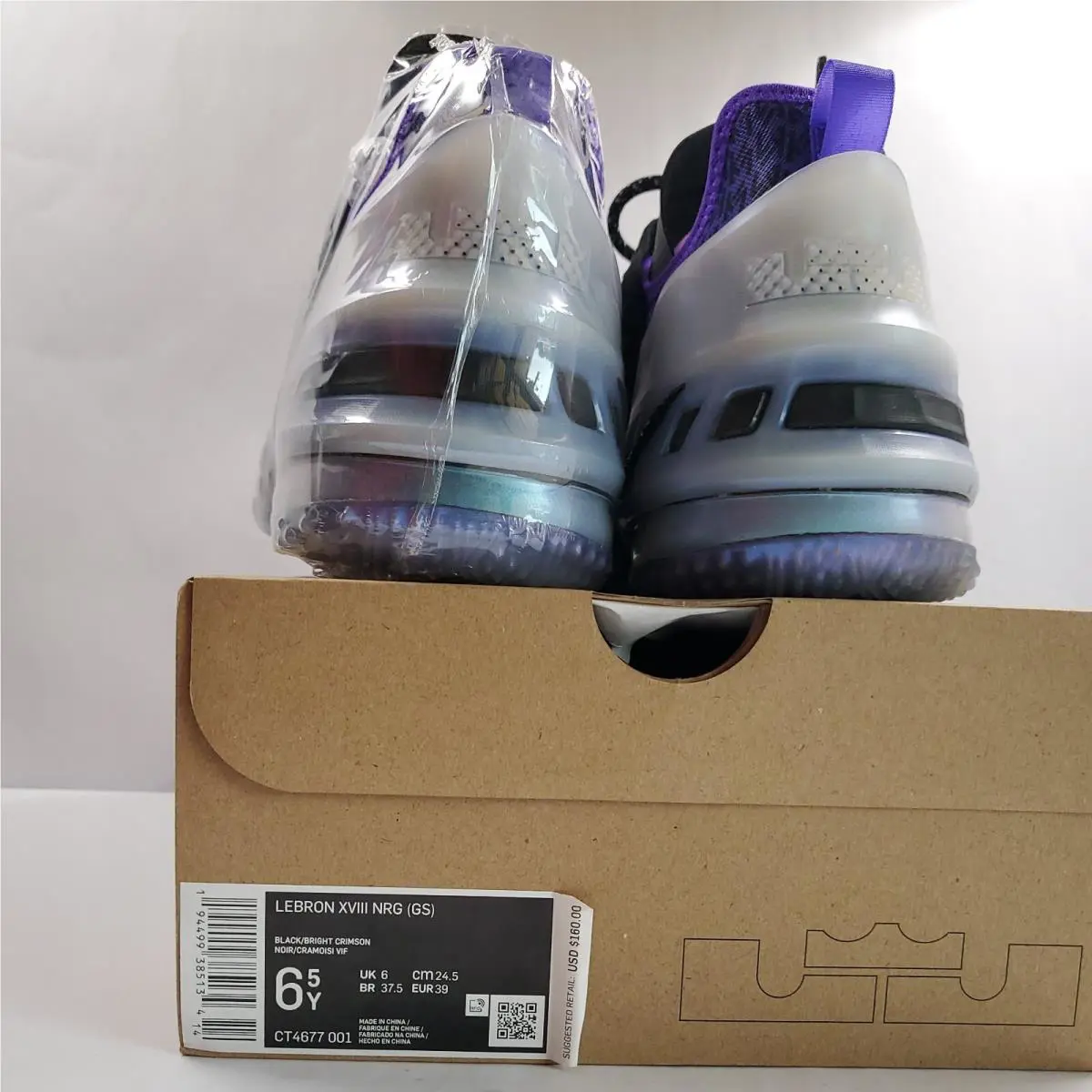 Nike shoes - Nike LeBron 18 - LeBron - Black (UPC: 194499385134) 3