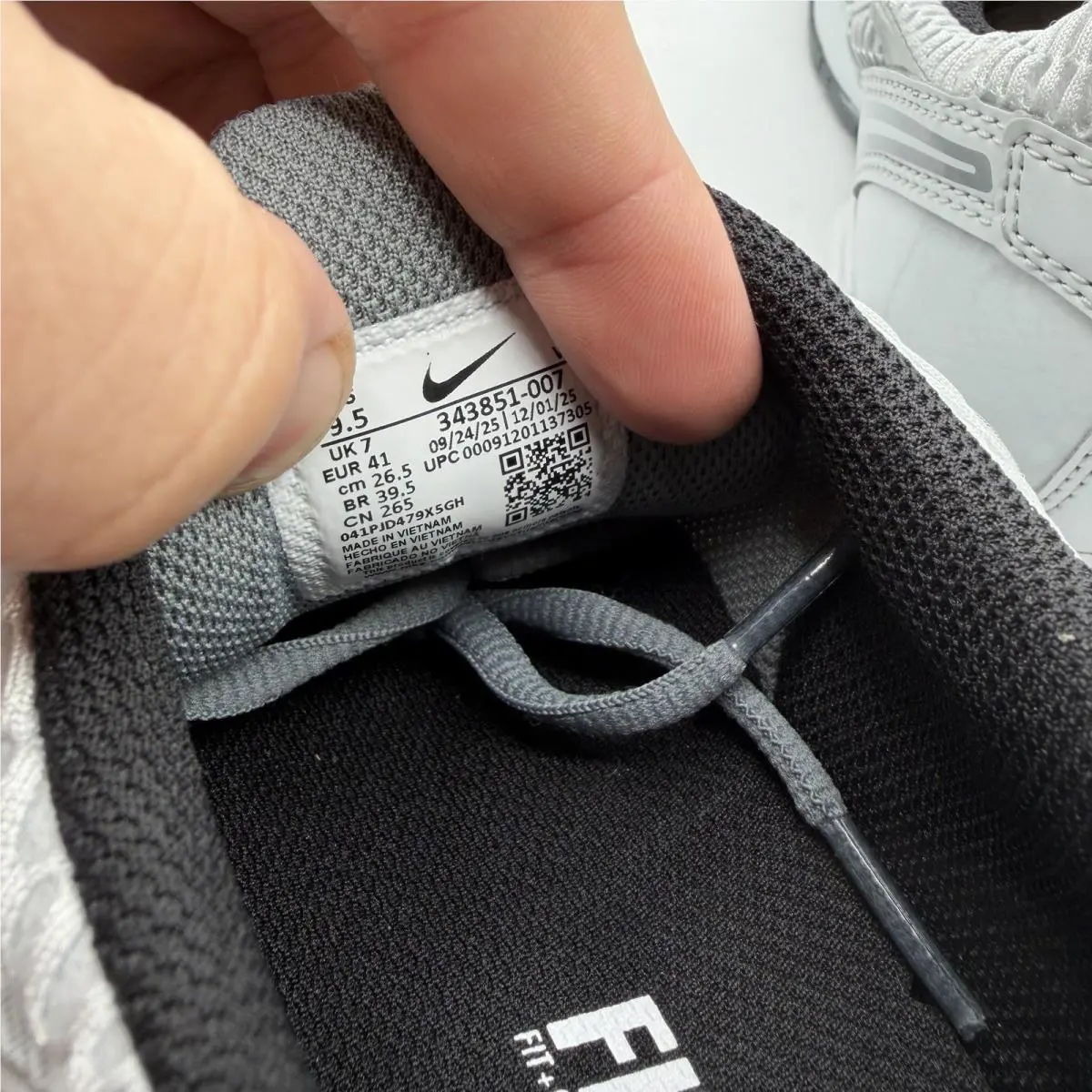 Nike shoes - 343851007 - 343851-007 - Gray 9