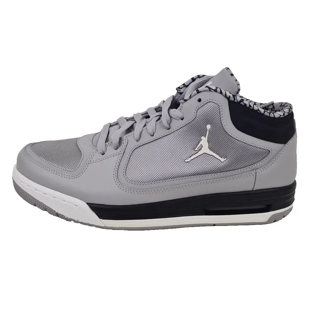 Air Jordan Men`s 552665-004 Post Game Atletic Shoe Silver White Black Sz 9.5