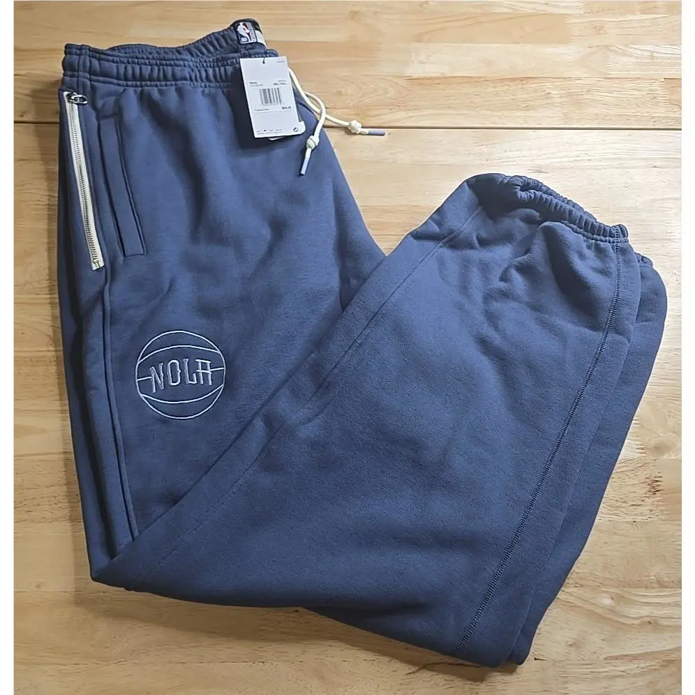 Nike Nba Authentics Dri-fit Athletic Pants Orleans Pelicans Nola 3XLT Blue