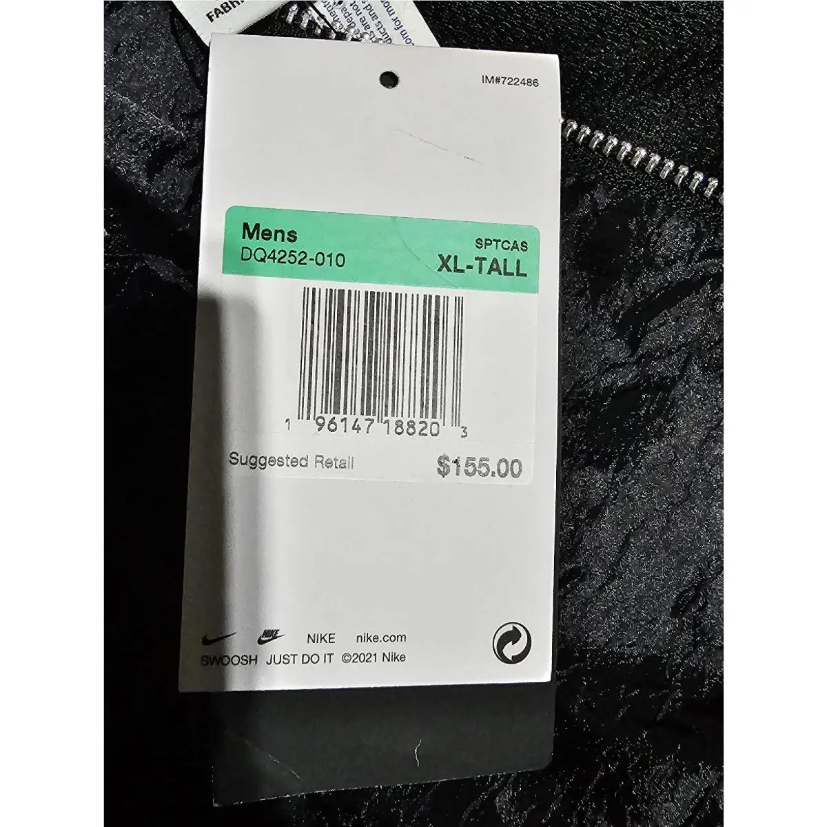 Nike clothing - Sportswear Circa - Sportswear Circa - Black (UPC: 196147188180) 2