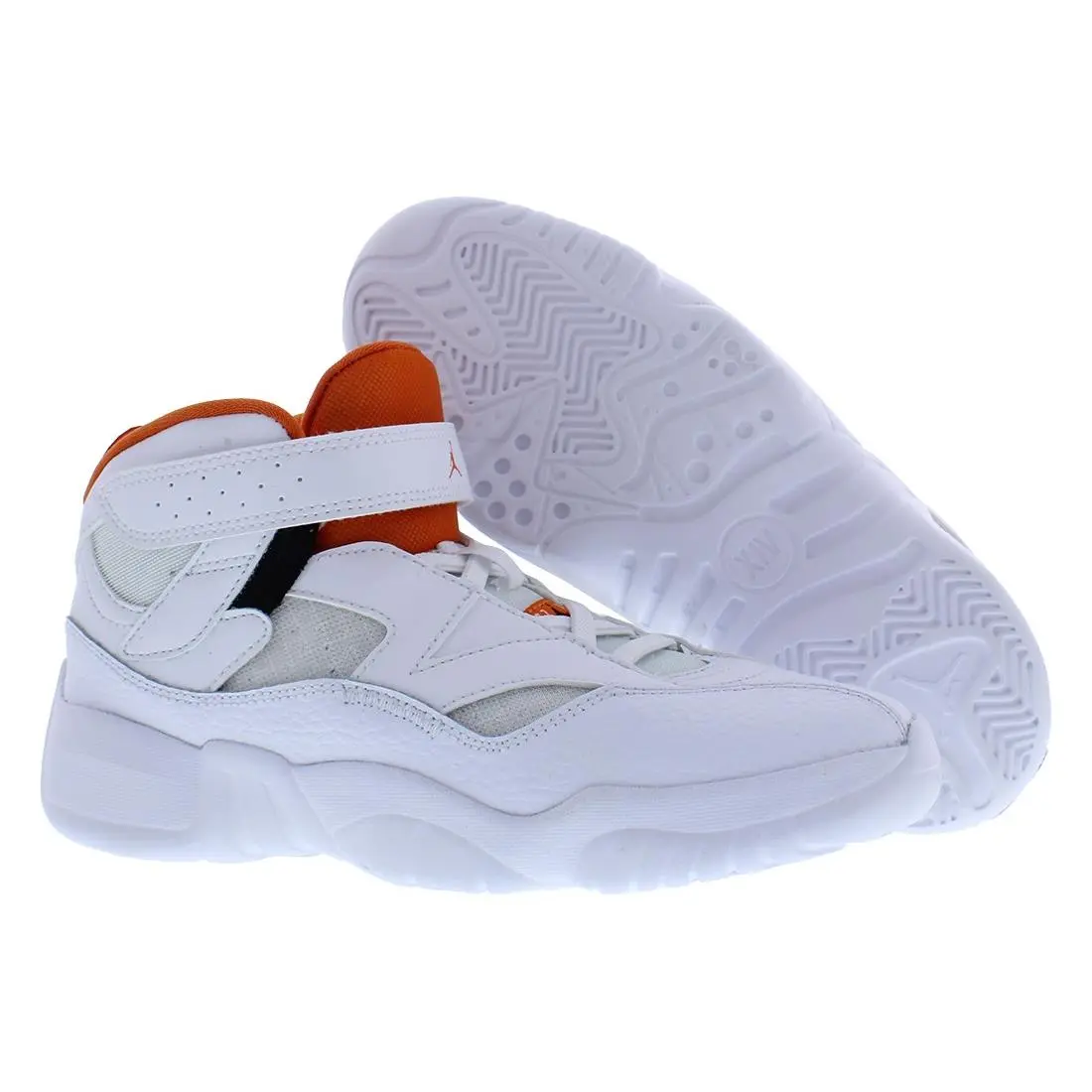 Nike Jumpman Two Trey PS Boys Shoes Size 2 Color: White/black/starfish
