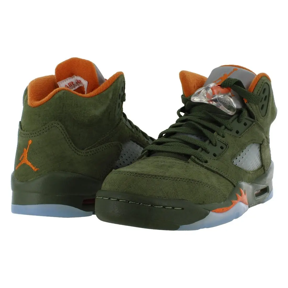 Nike shoes - 440888308 - 440888308 - Army Olive/Solar Orange, Main: Green (UPC: 196975748211) 0
