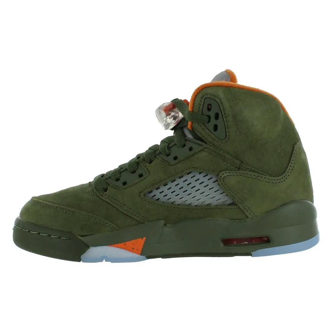 Nike shoes - 440888308 - 440888308 - Army Olive/Solar Orange, Main: Green (UPC: 196975748211) 1