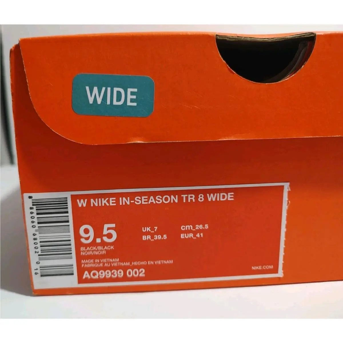 Nike shoes - Nike In-Season TR 8 - AQ9939-002 - Black 3