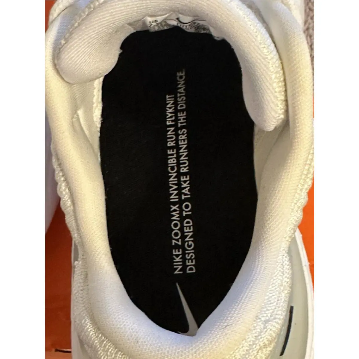 Nike shoes - Nike ZoomX Invincible - ZoomX Invincible - DH5425 - White/Black/University Blue (UPC: 00195866197336) 8