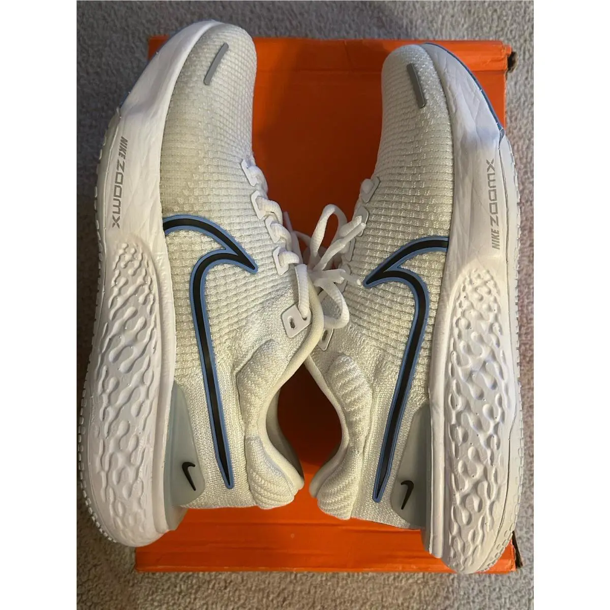 Nike shoes - Nike ZoomX Invincible - ZoomX Invincible - DH5425 - White/Black/University Blue (UPC: 00195866197336) 1