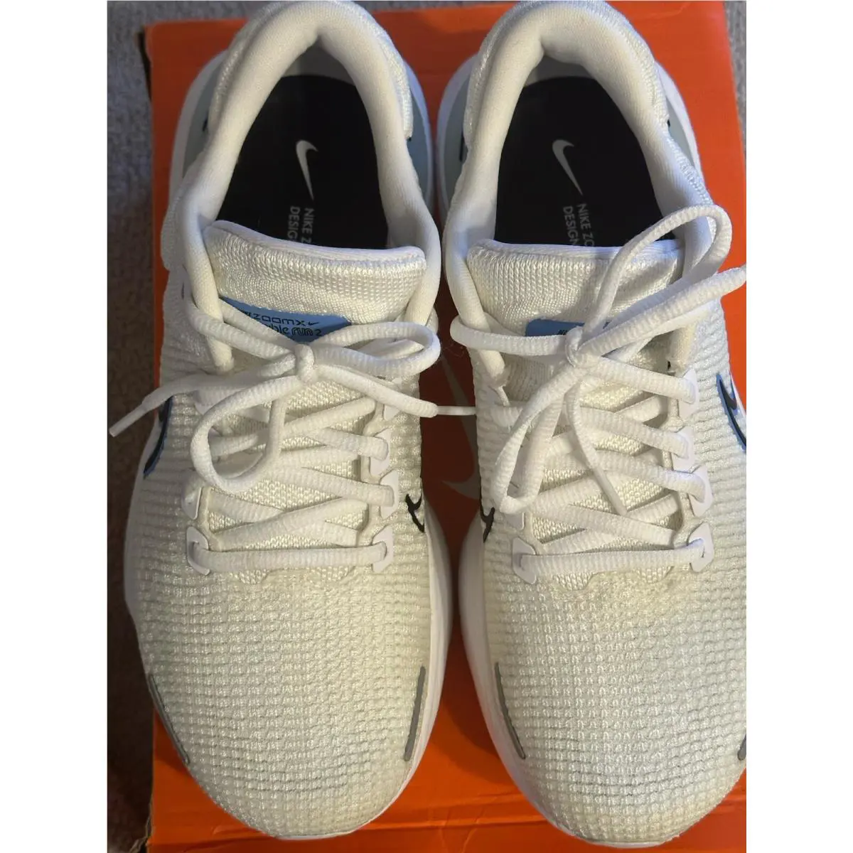 Nike shoes - Nike ZoomX Invincible - ZoomX Invincible - DH5425 - White/Black/University Blue (UPC: 00195866197336) 3