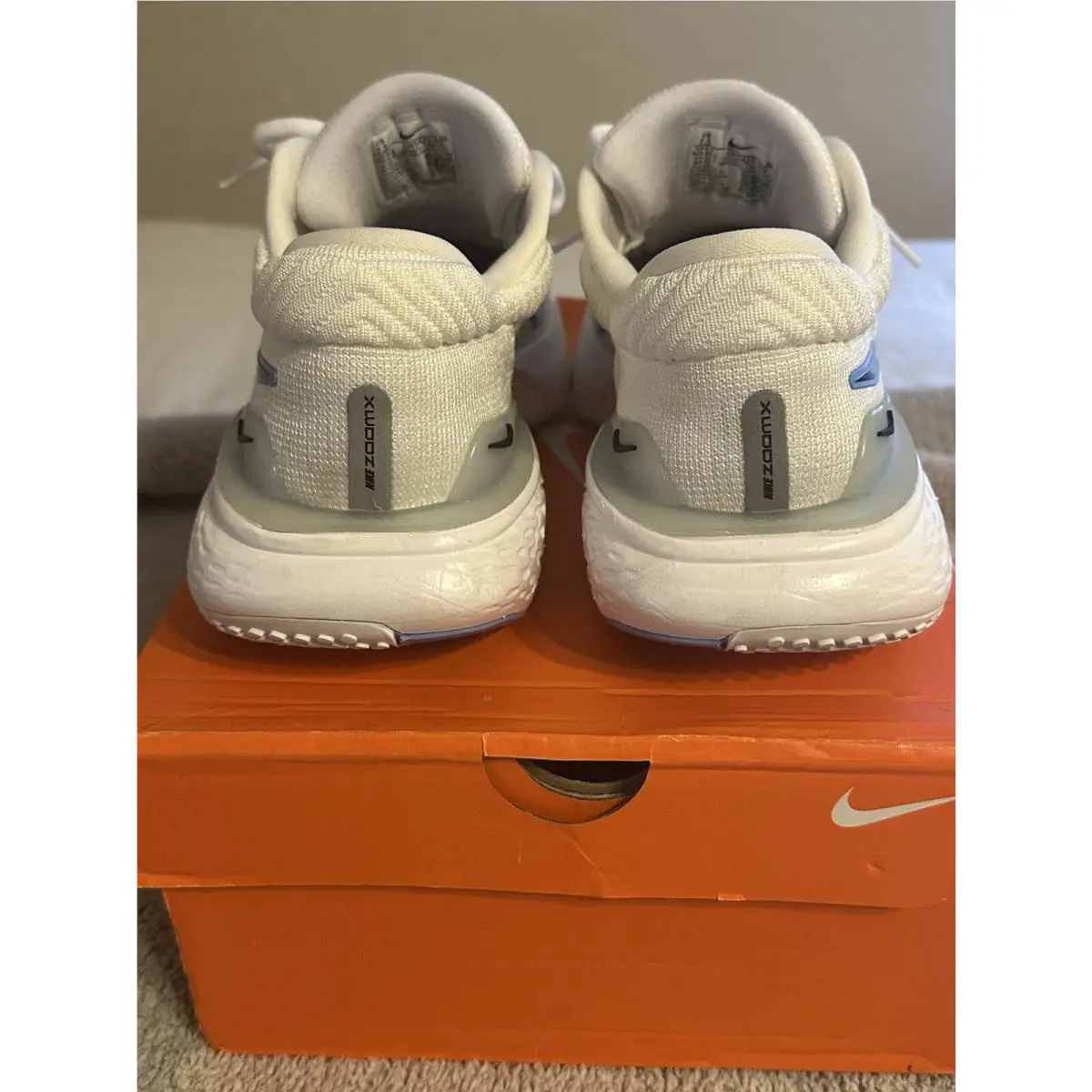 Nike shoes - Nike ZoomX Invincible - ZoomX Invincible - DH5425 - White/Black/University Blue (UPC: 00195866197336) 4