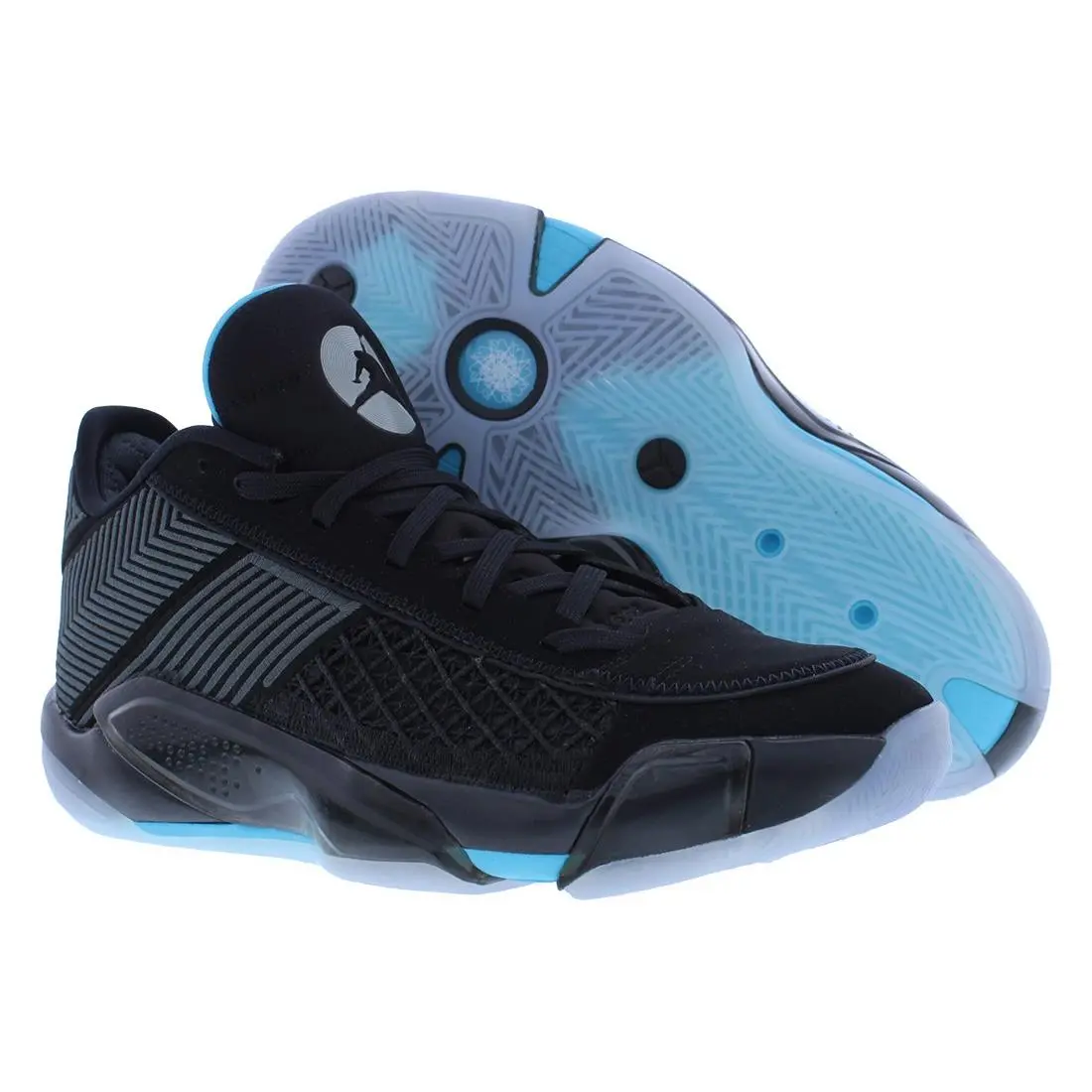 Nike Air Jordan Xxxviii Low Unisex Shoes Size 8.5 Color: Black/particle
