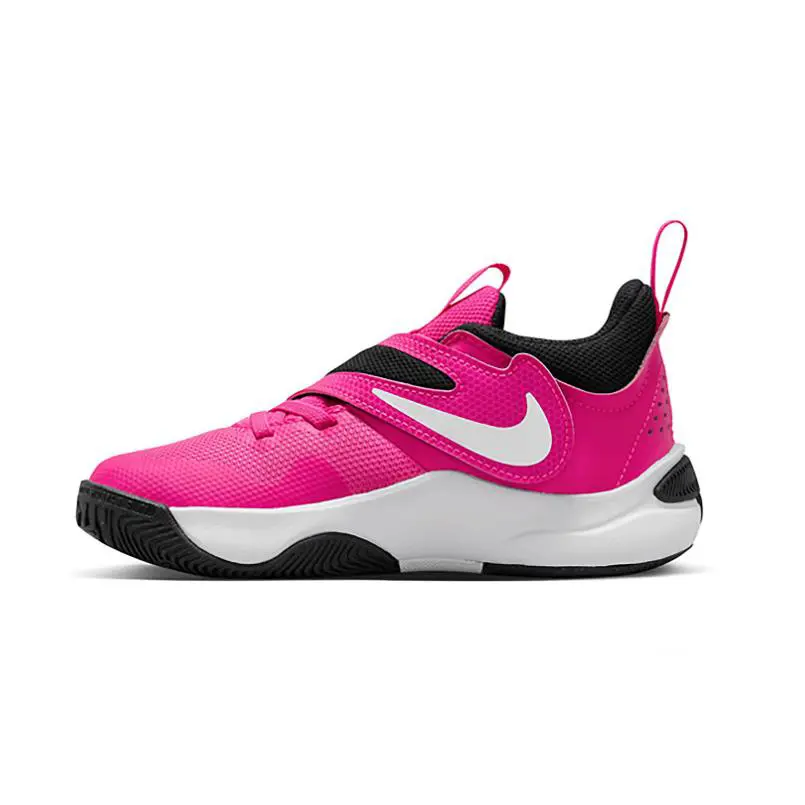 Nike Size 5Y - Team Hustle D 11 GS Fierce Pink/ White-black
