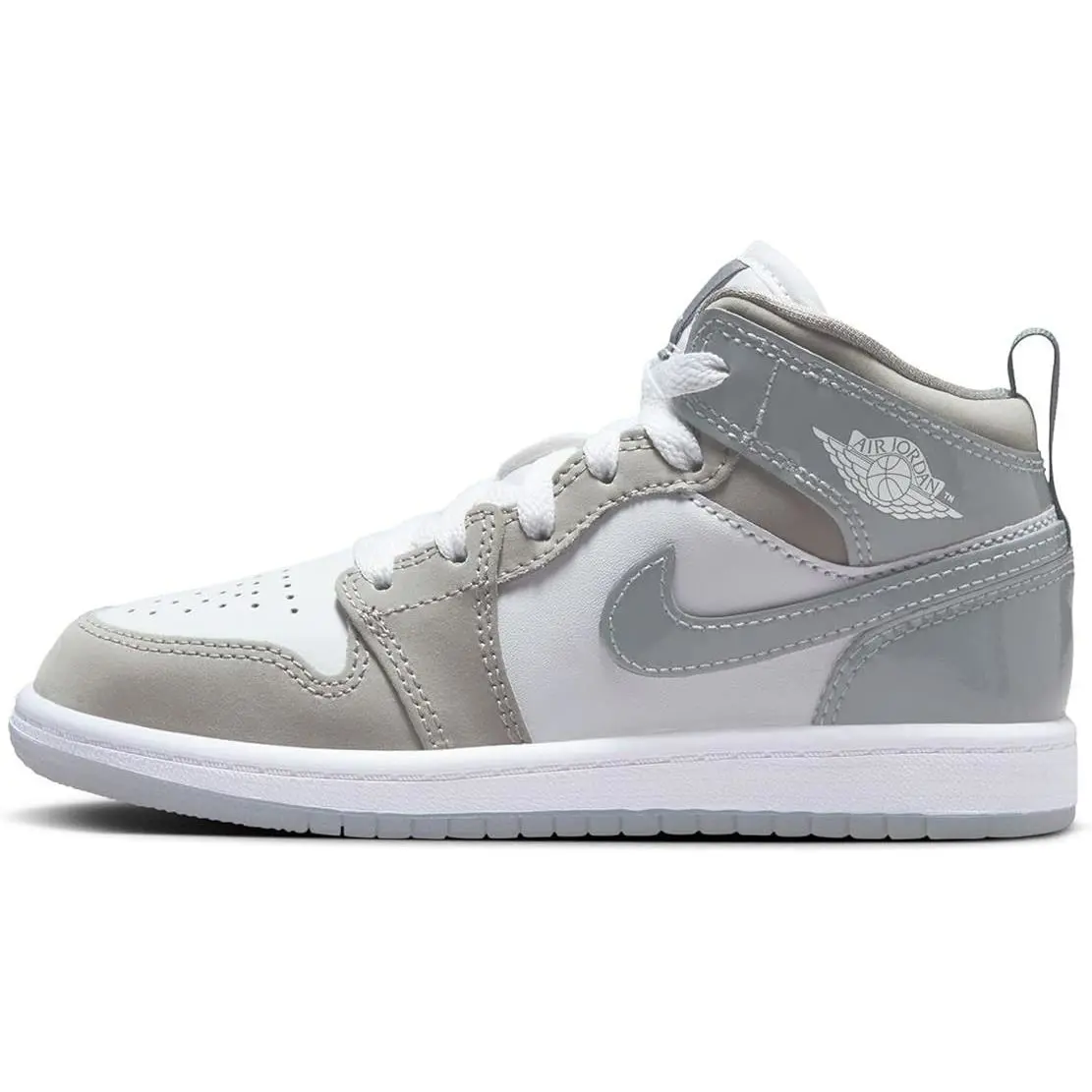 Nike Air Jordan 1 Mid PS White/cool Grey-medium Grey Shoes HF3194 100 Sz 13c