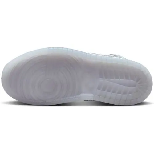 Nike shoes - Air Jordan 1 Mid - Air Mid - White/Cool Grey-Medium Grey (UPC: 197859605651) 4