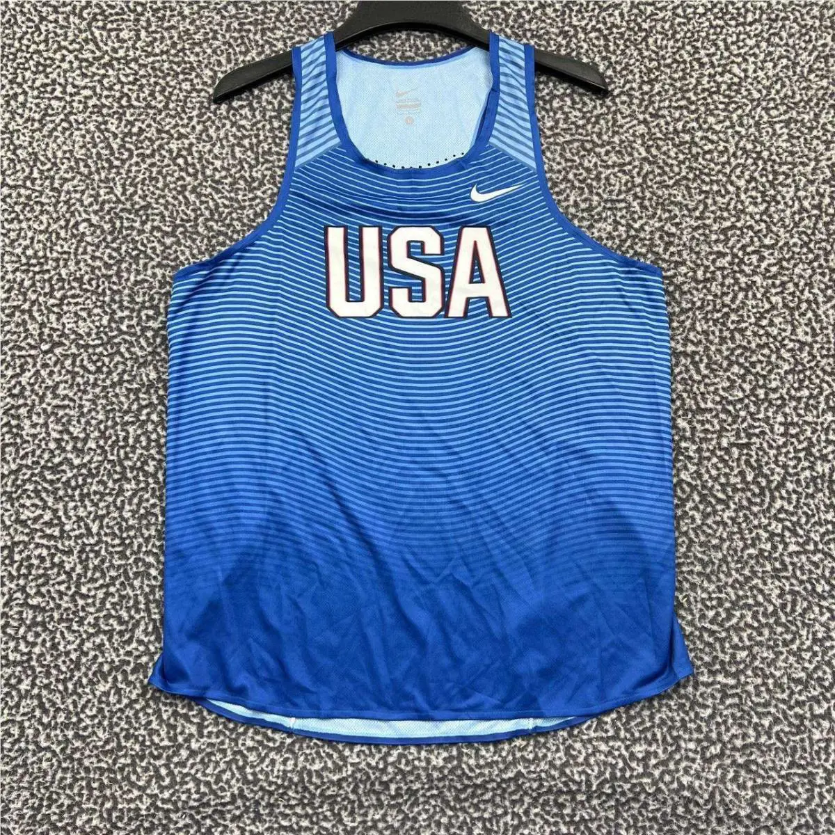 Team Usa Jersey Shirt Women Large Blue Nike Sleeveless Racerback L